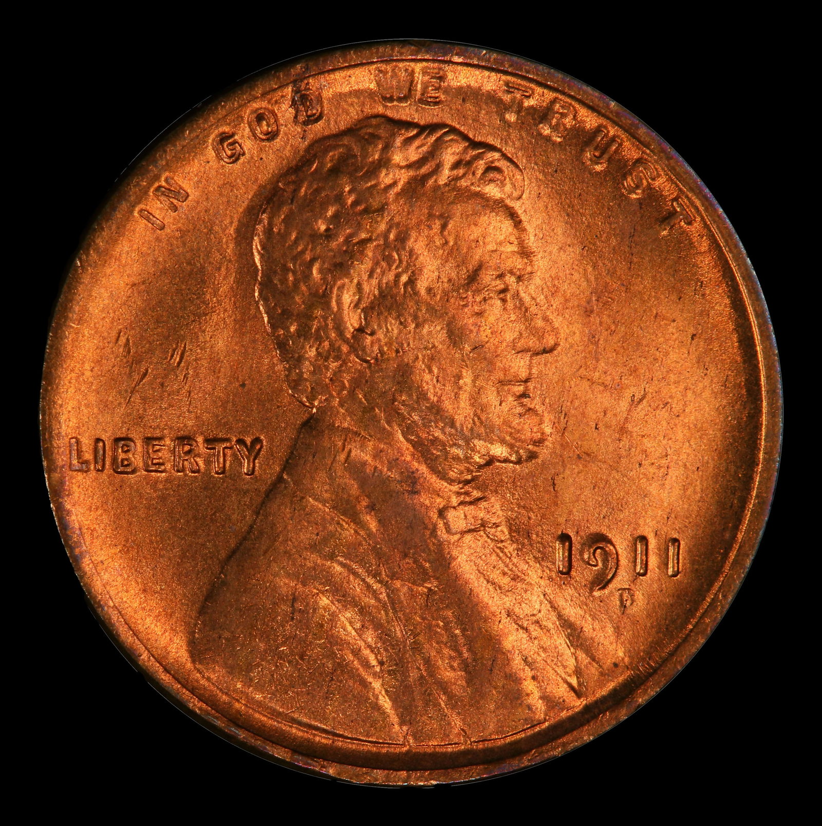 1911-d Lincoln Cent Near Top Pop! 1c ms66+ rd SEGS - 2