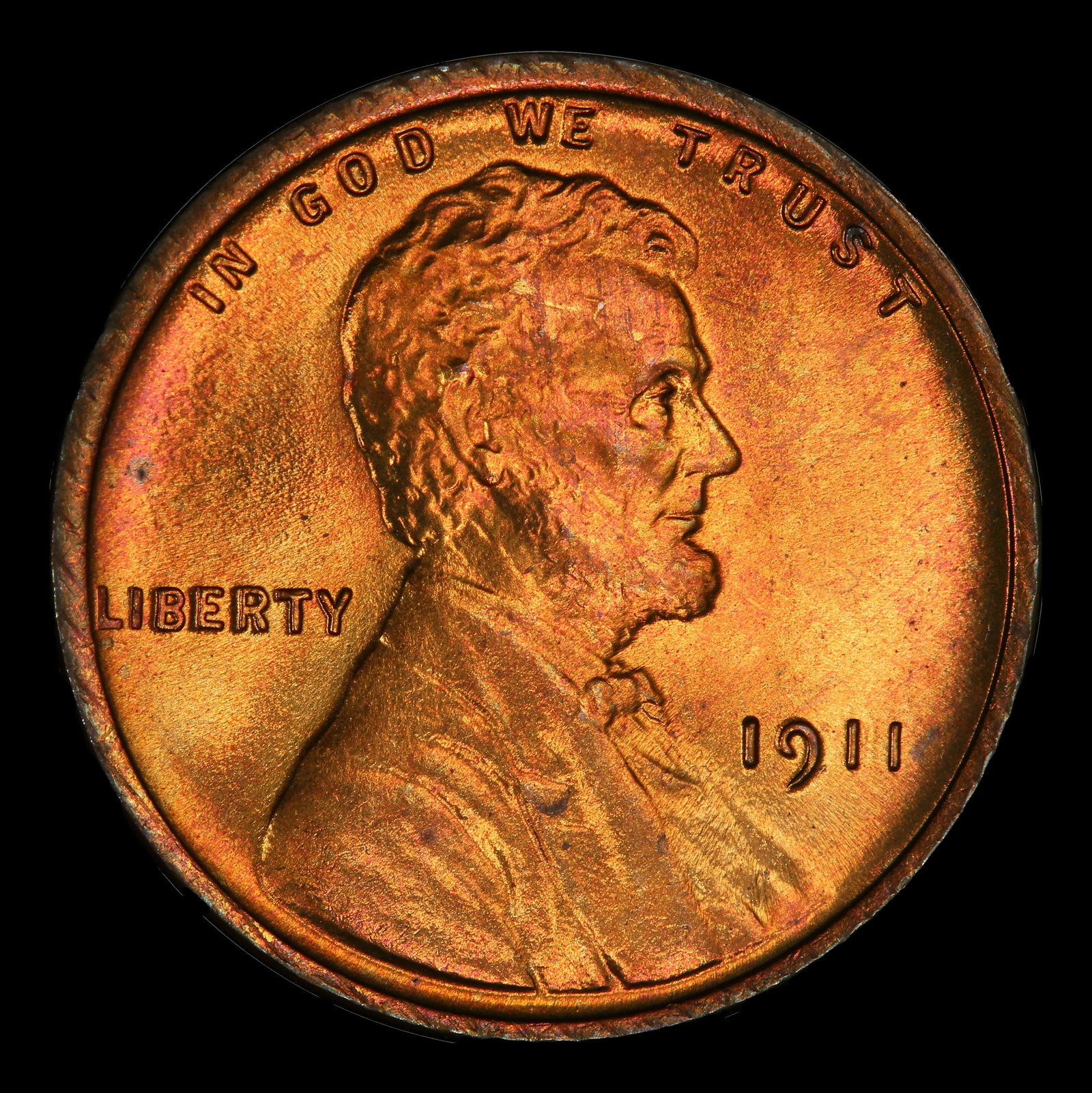 1911-p Lincoln Cent 1c ms66+ rd SEGS - 2