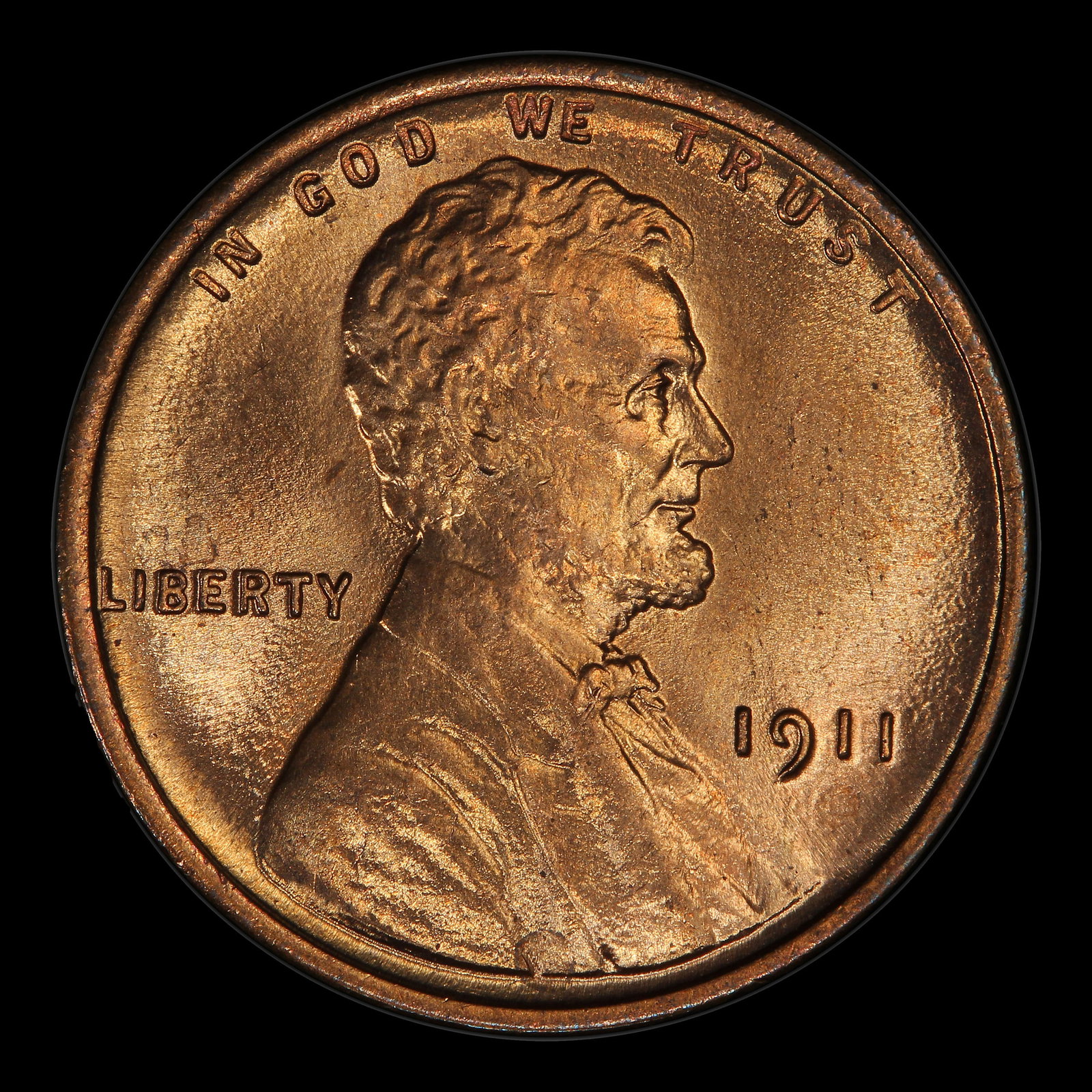 1911-p Lincoln Cent Near Top Pop! 1c ms67+ rd SEGS - 2