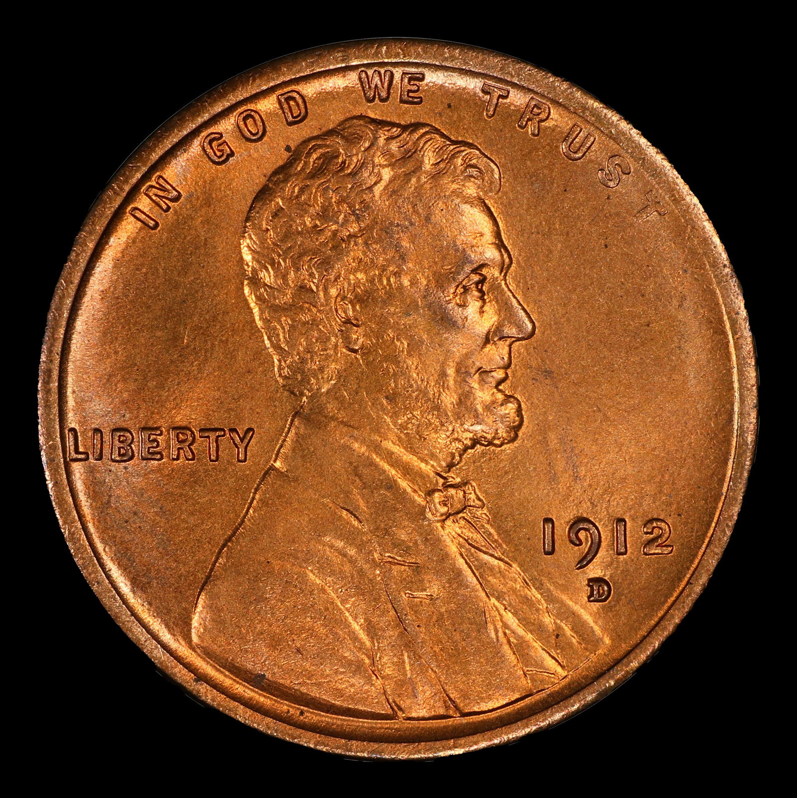 1912-d Lincoln Cent Near Top Pop! 1c ms66 rd SEGS - 2