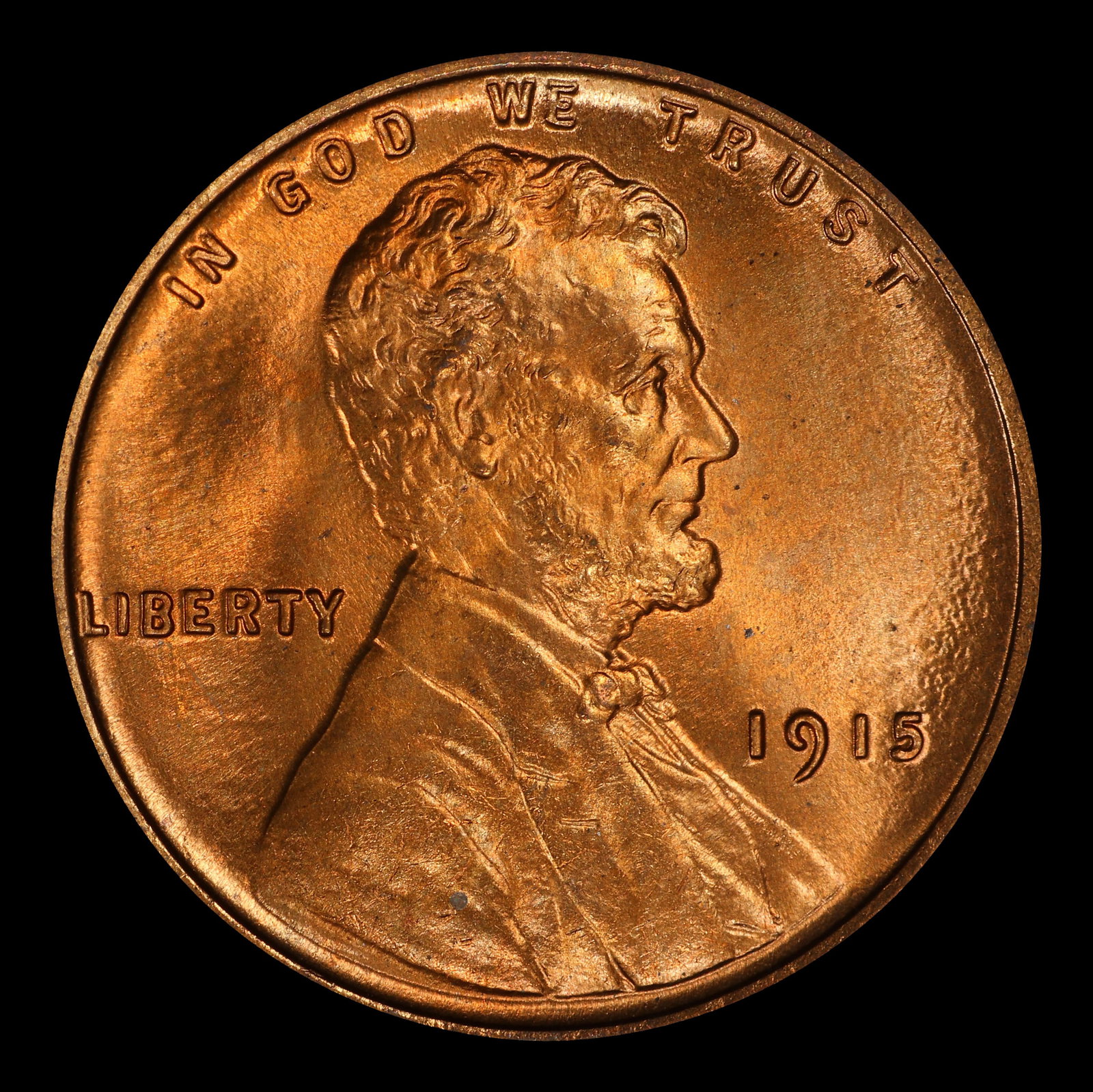 1915-p Lincoln Cent Near Top Pop! 1c ms67+ rd SEGS - 2