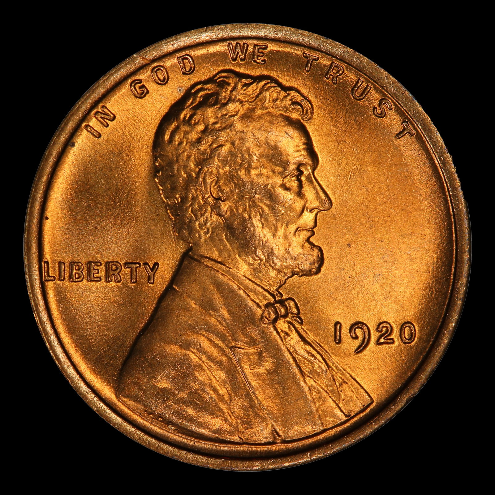 1920-p Lincoln Cent Near Top Pop! 1c ms67 rd SEGS - 2
