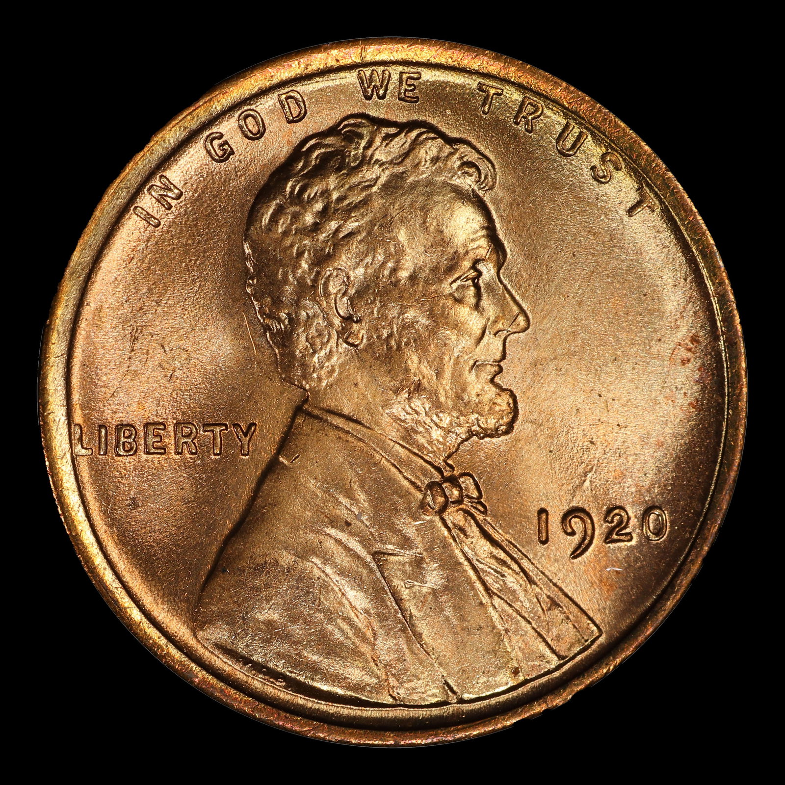 1920-p Lincoln Cent Near Top Pop! 1c ms67 rd SEGS - 2
