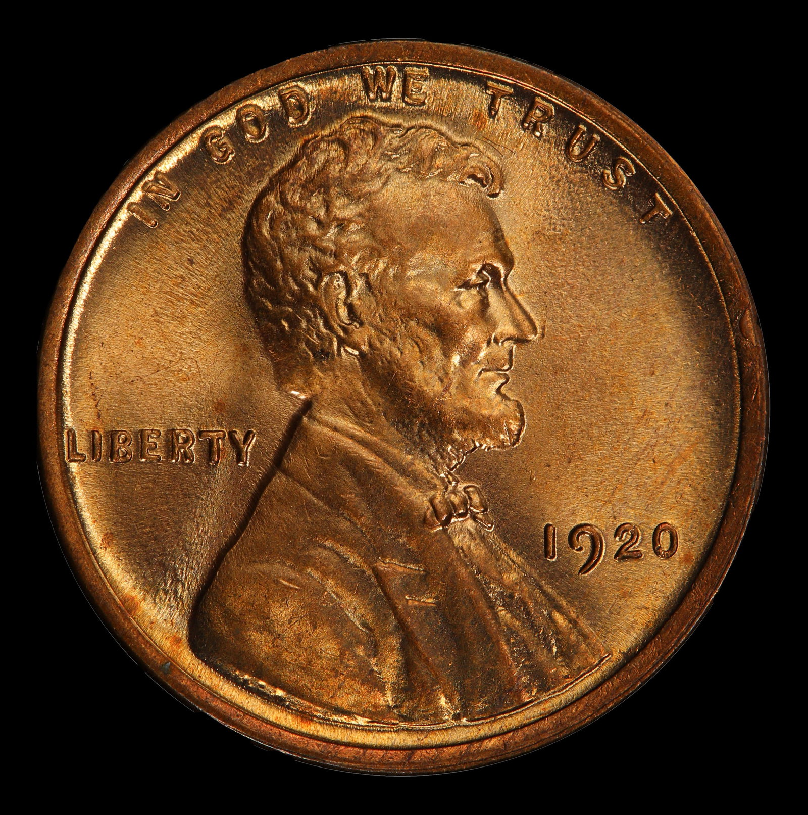 1920-p Lincoln Cent Near Top Pop! 1c ms67 rd SEGS - 2