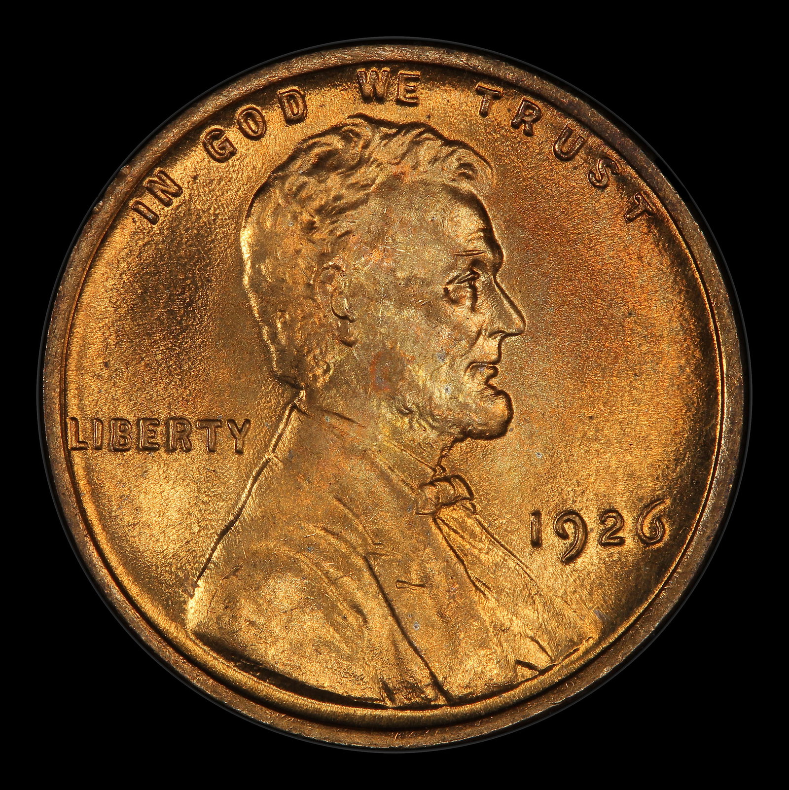 1926-p Lincoln Cent Near Top Pop! 1c ms67 rd SEGS - 2