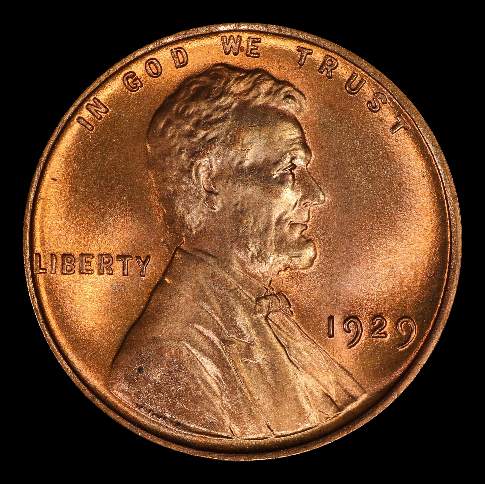 1929-p Lincoln Cent Near Top Pop! 1c ms67 rd SEGS - 2