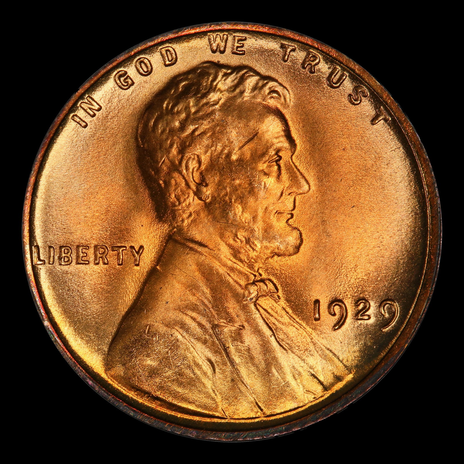 1929-p Lincoln Cent Near Top Pop! 1c ms67 rd SEGS - 2