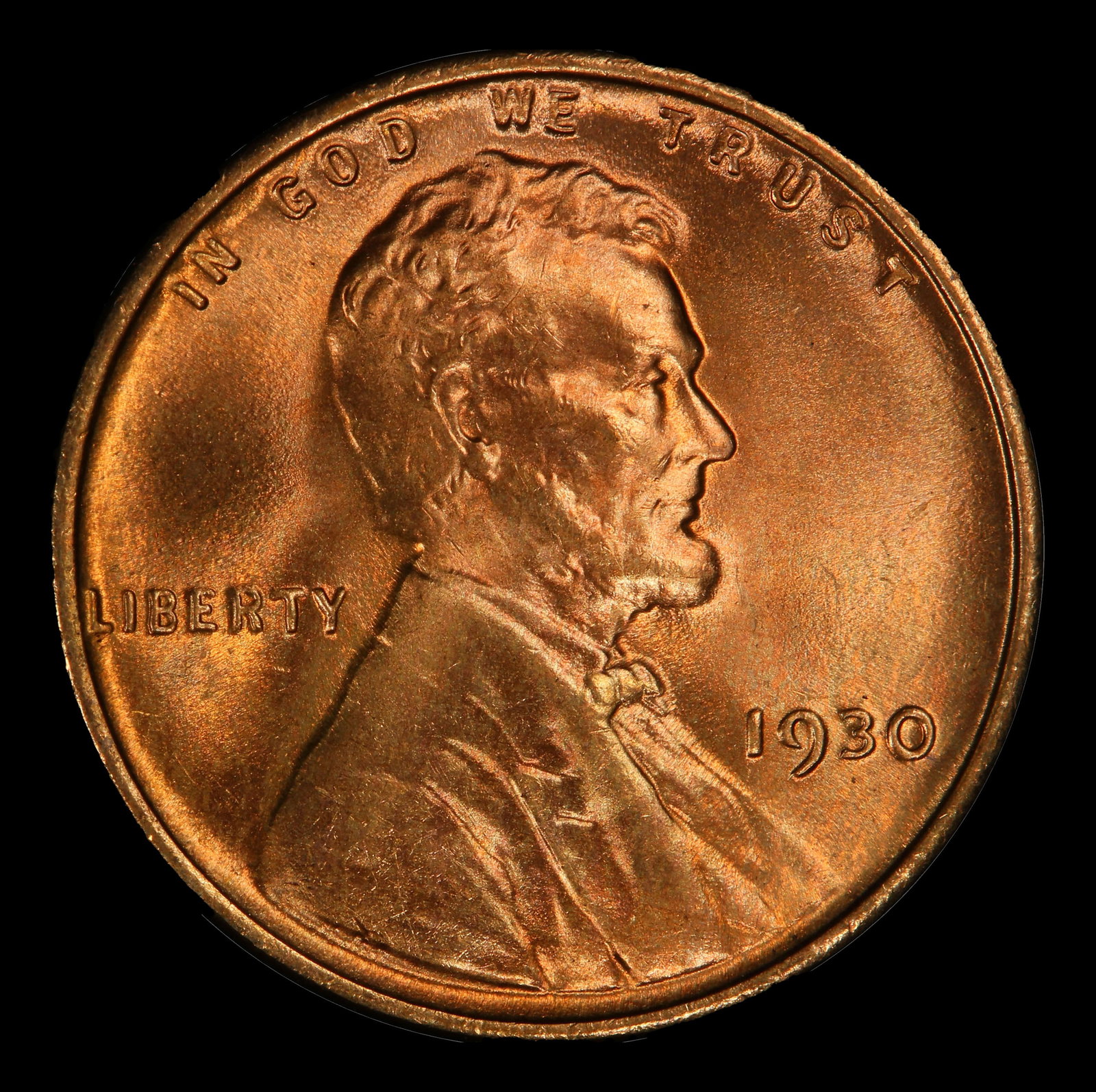 1930-d Lincoln Cent Near Top Pop! 1c ms67 rd SEGS - 2