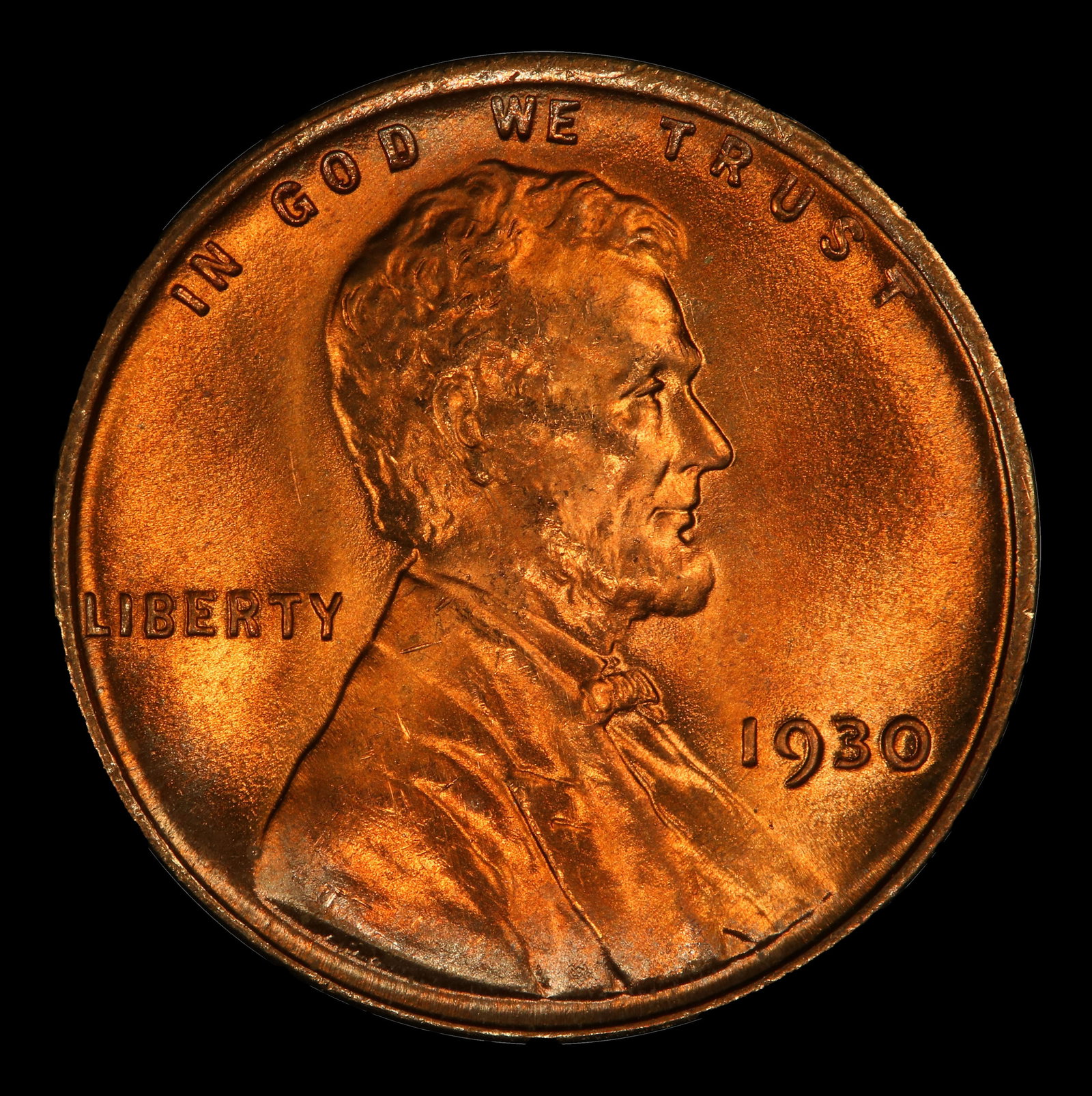 1930-d Lincoln Cent Near Top Pop! 1c ms67 rd SEGS - 2