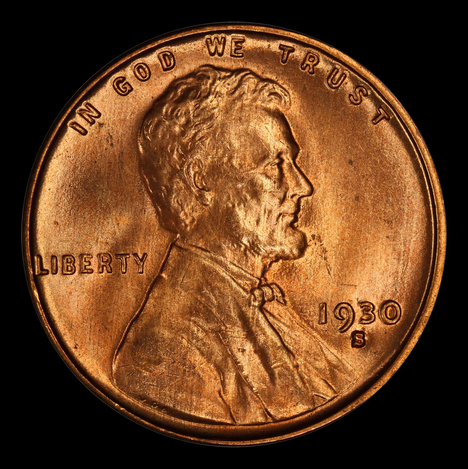 1930-s Lincoln Cent Near Top Pop! 1c Grades ms66 rd - 2