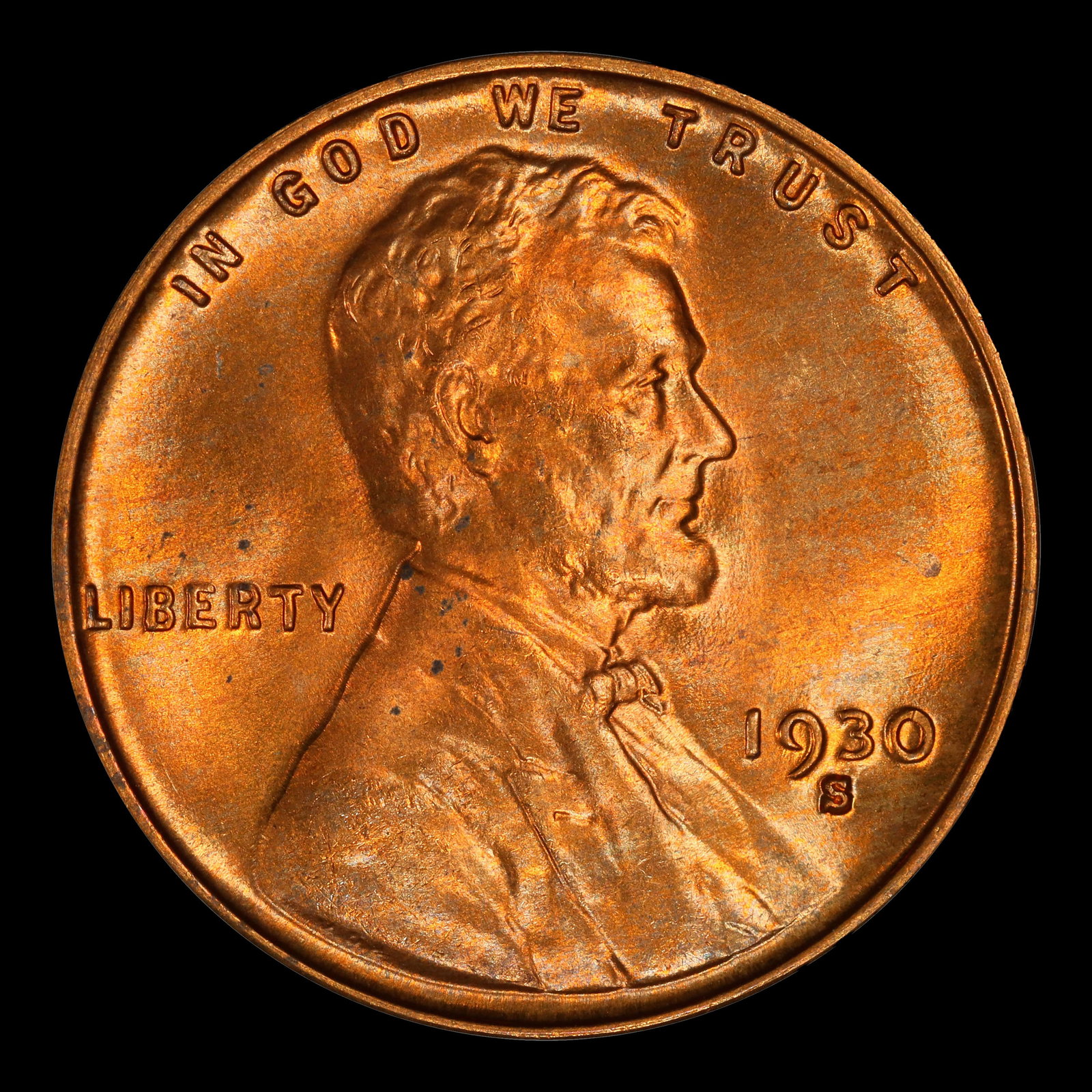 1930-s Lincoln Cent Near Top Pop! 1c Grades ms66 rd - 2