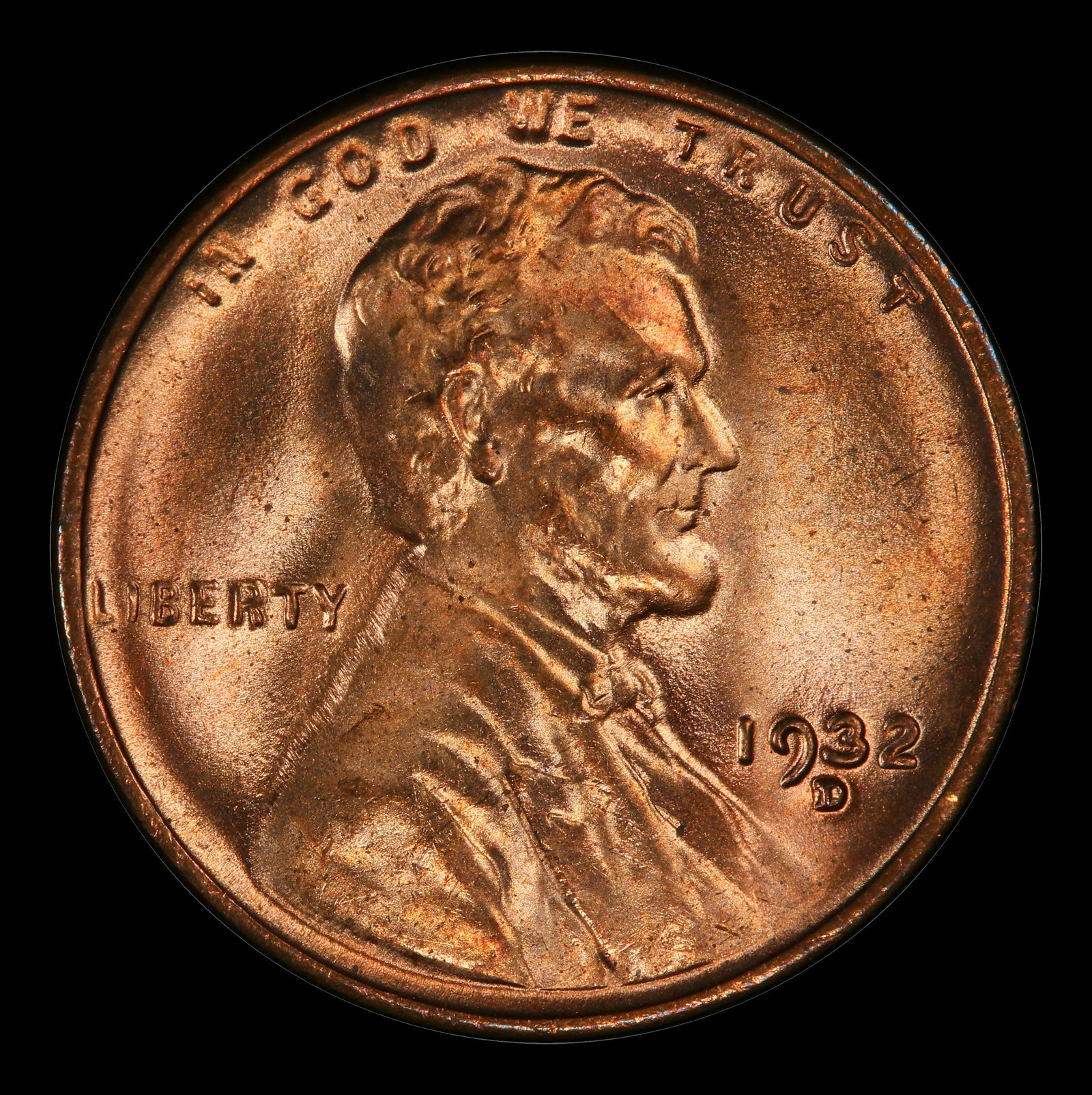 1932-d Lincoln Cent 1c Grades ms66 rd - 2