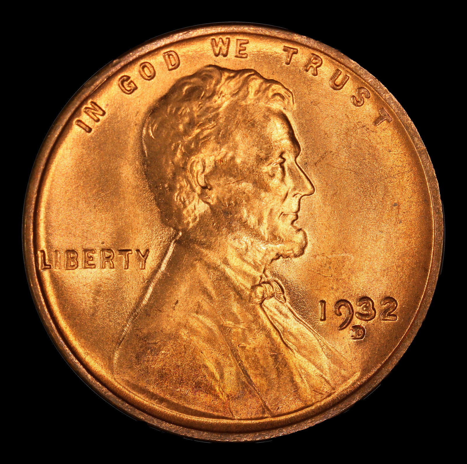 1932-d Lincoln Cent 1c Grades ms66 rd - 2