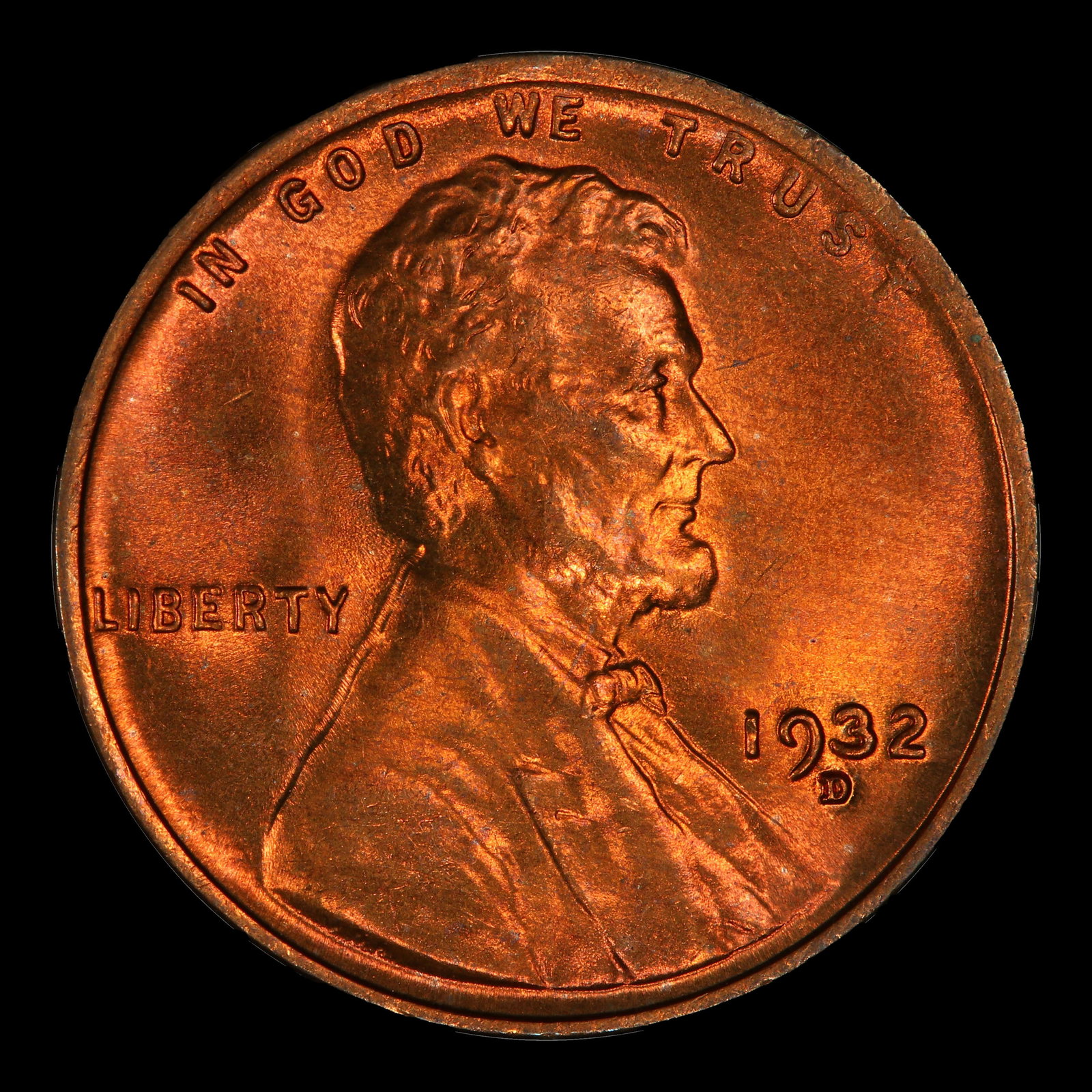 1932-d Lincoln Cent Near Top Pop! 1c ms67 rd SEGS - 2