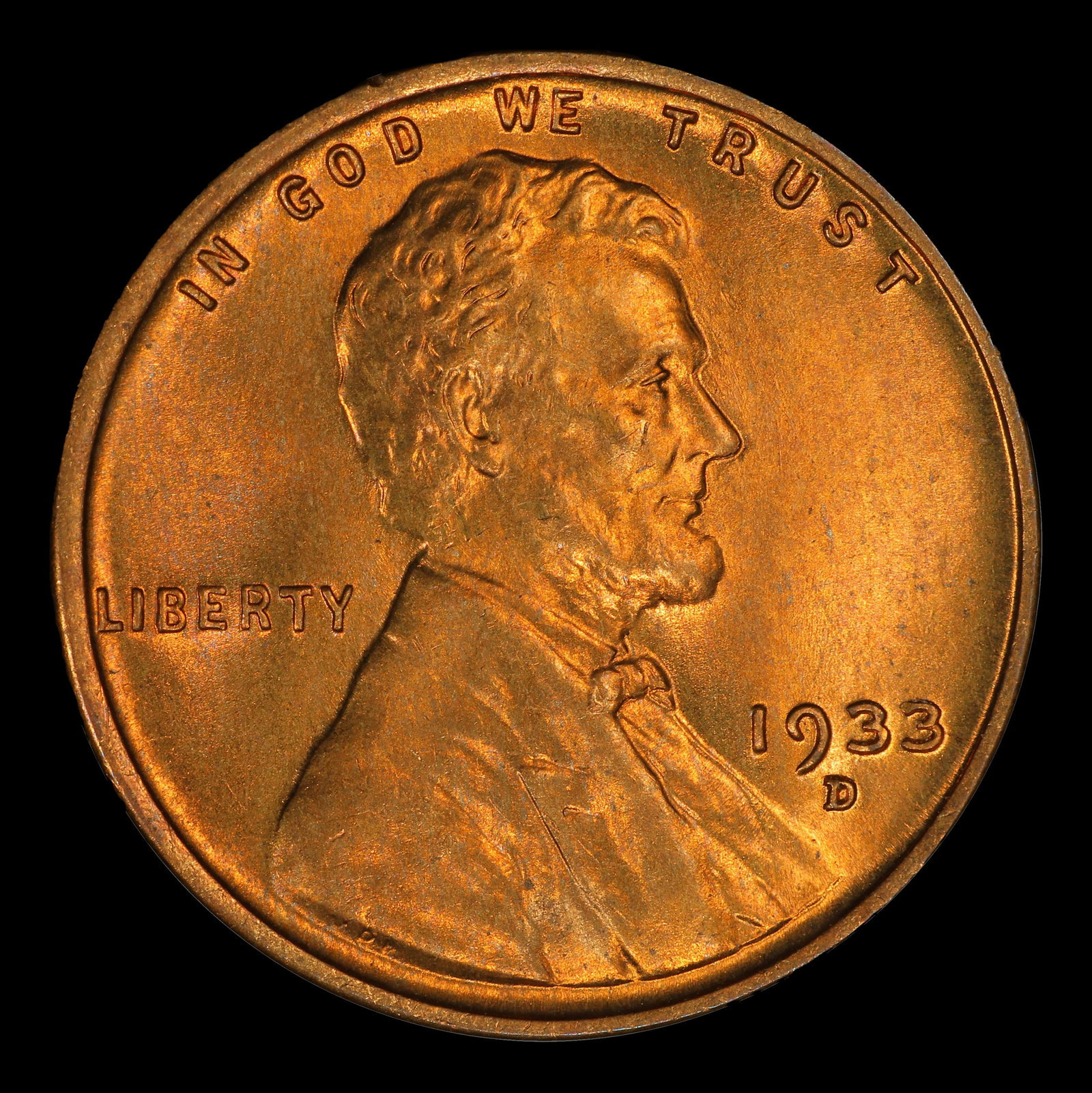 1933-d Lincoln Cent Near Top Pop 1c ms67 rd SEGS - 2