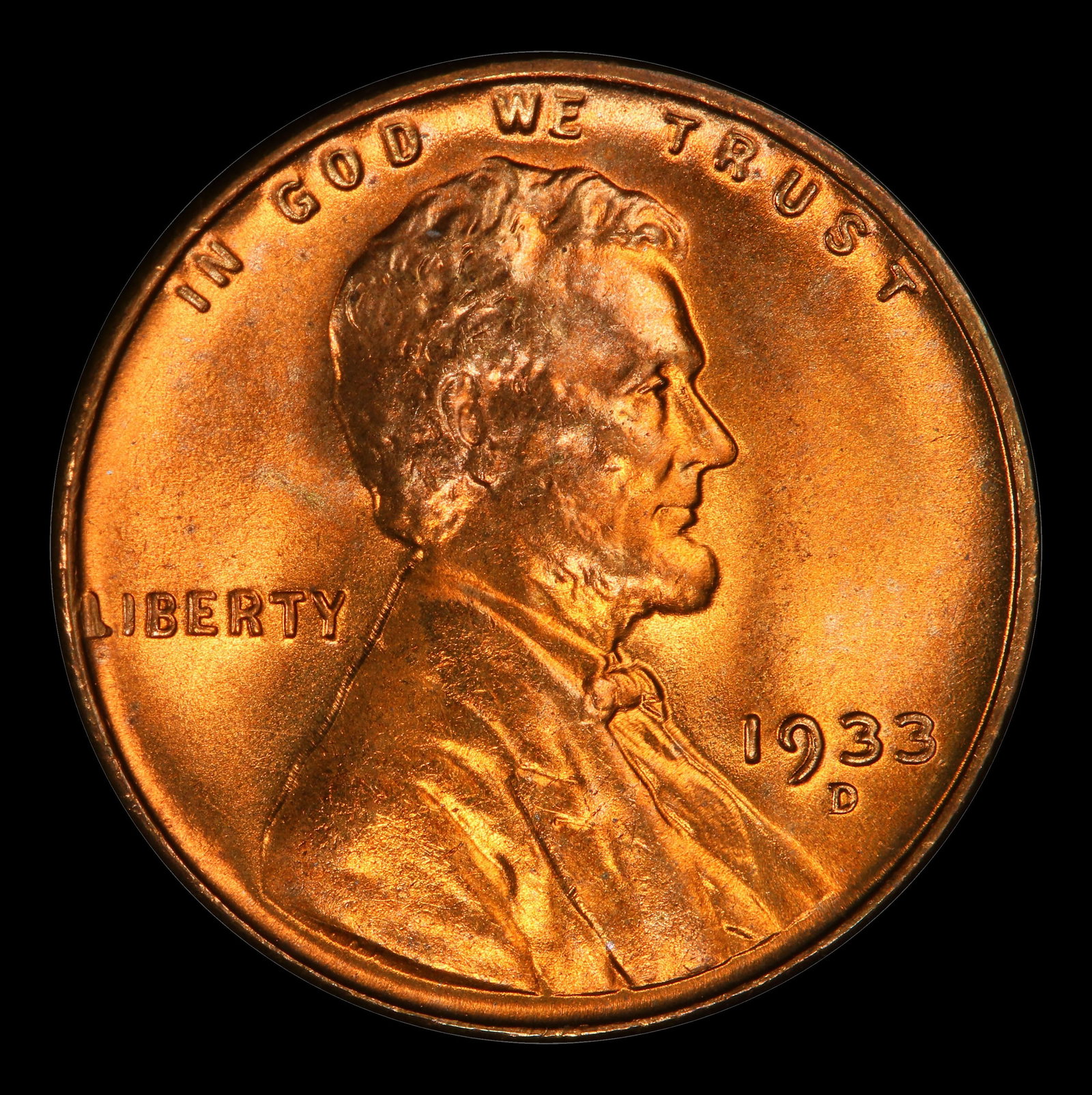 1933-d Lincoln Cent TOP POP! 1c ms67+ rd SEGS - 2