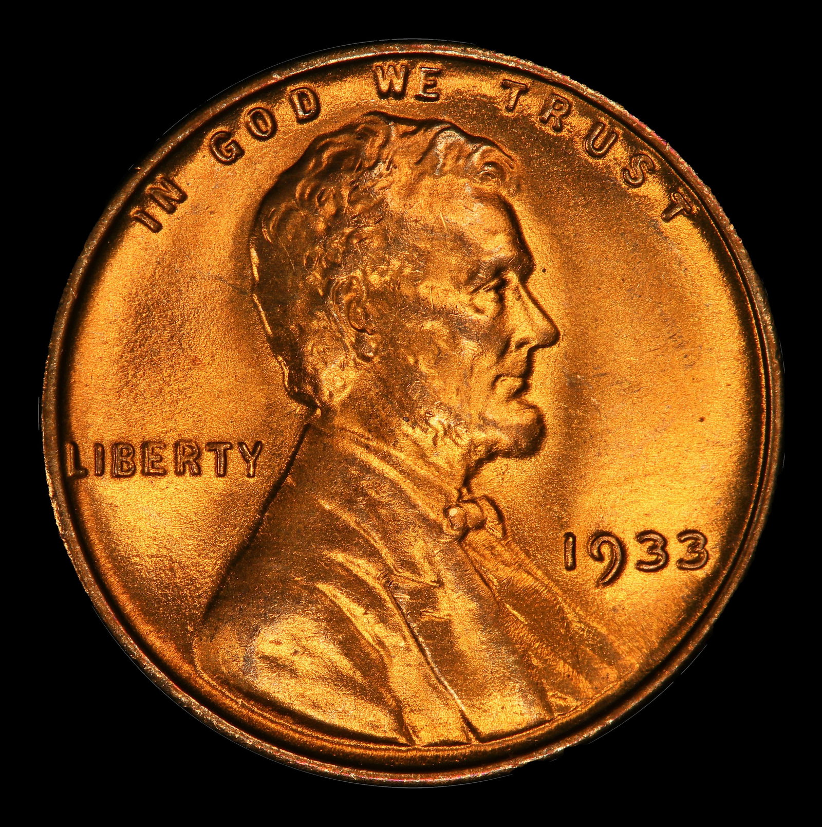 1933-p Lincoln Cent TOP POP! 1c ms68 rd SEGS - 2