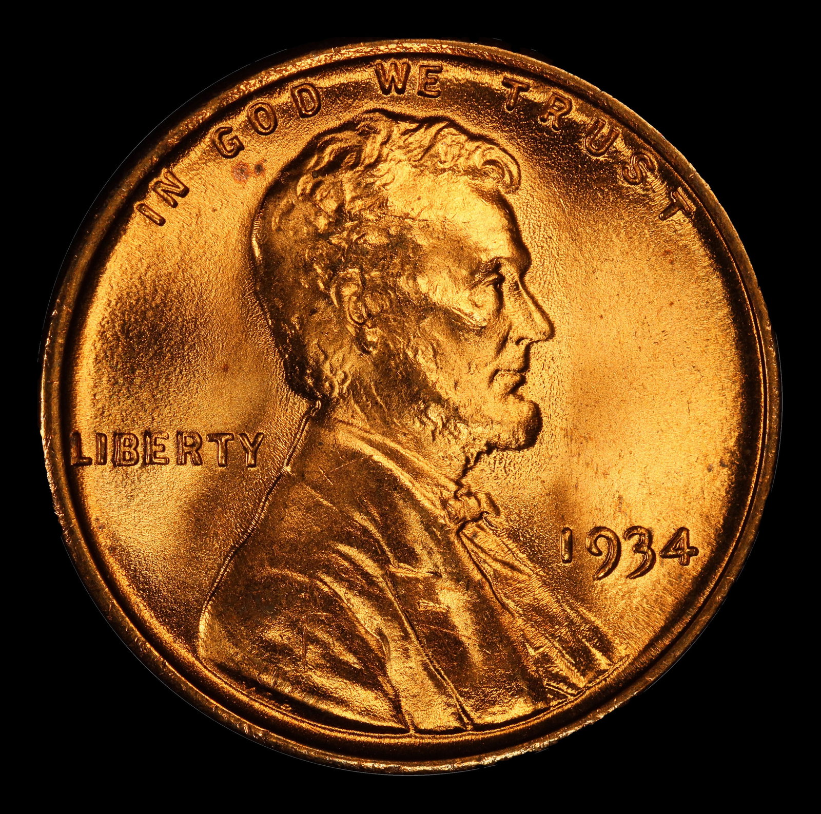 1934-p Lincoln Cent Near Top Pop 1c ms67 rd SEGS - 2