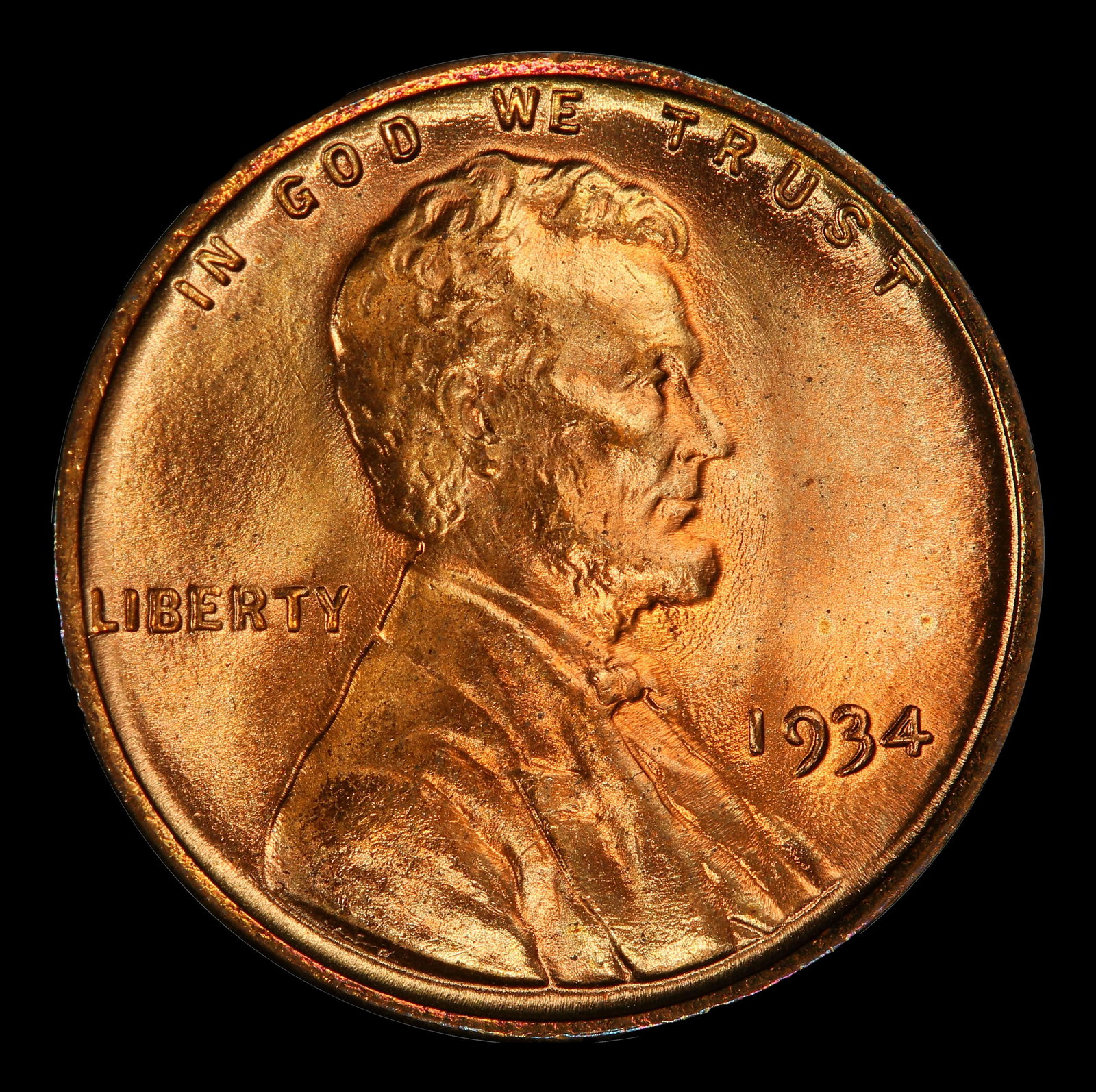 1934-p Lincoln Cent TOP POP! 1c ms68 rd SEGS - 2