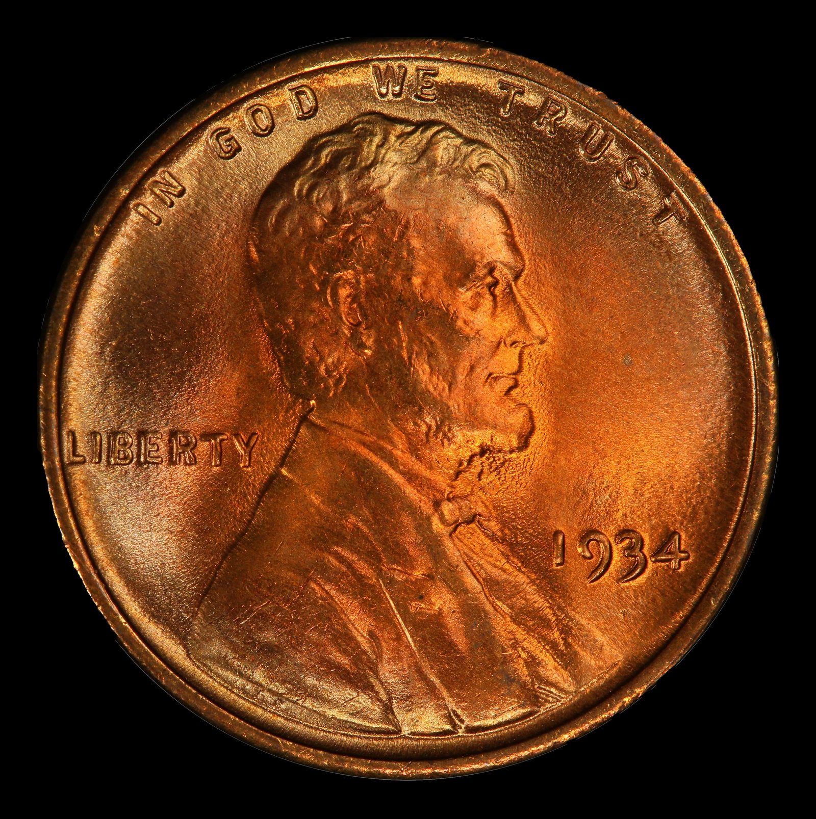 1934-p Lincoln Cent TOP POP! 1c ms68 rd SEGS - 2