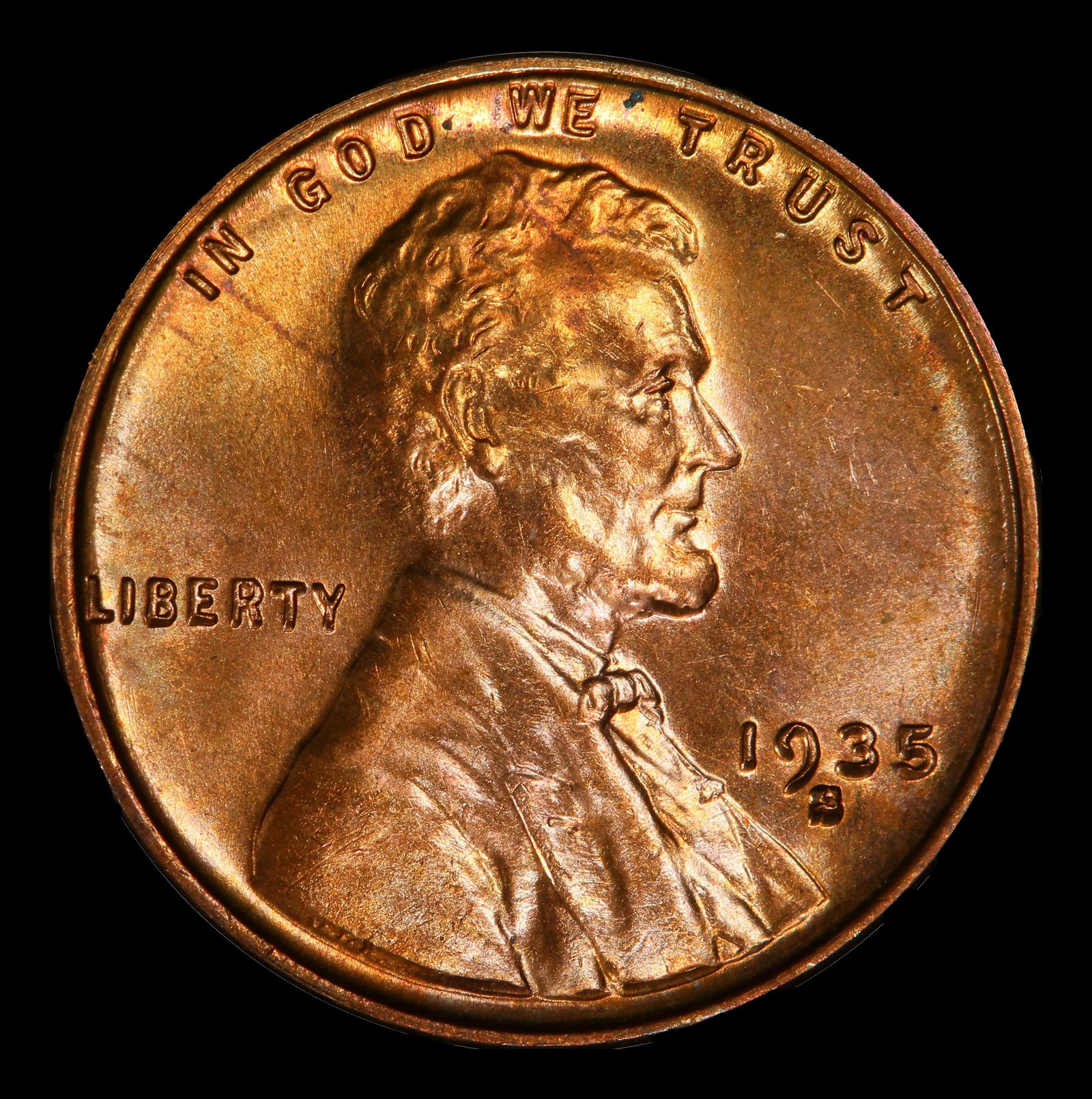 1935-s Lincoln Cent 1c Grades ms66 rd - 2