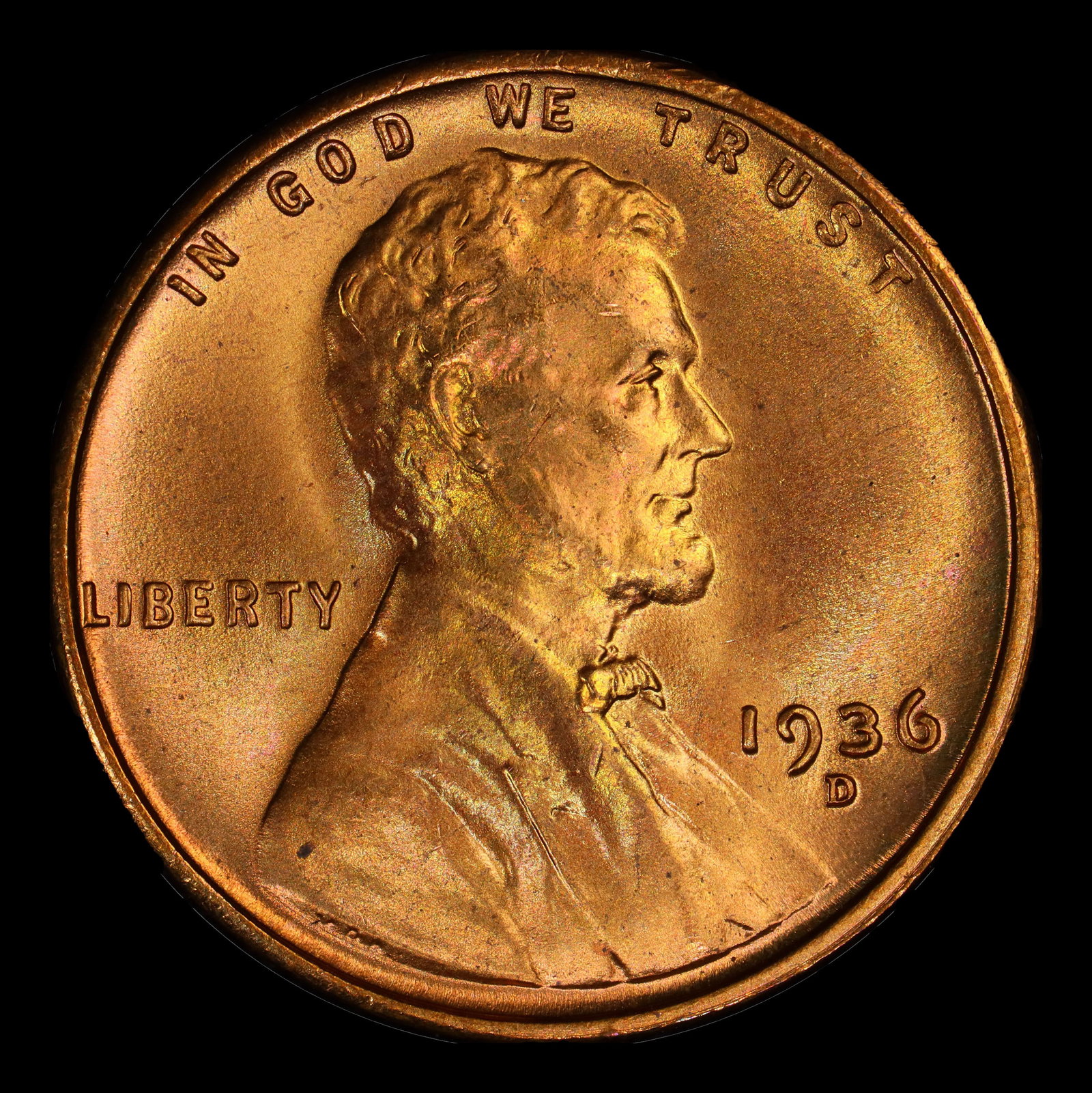 1936-d Lincoln Cent Near Top Pop 1c ms67 rd SEGS - 2