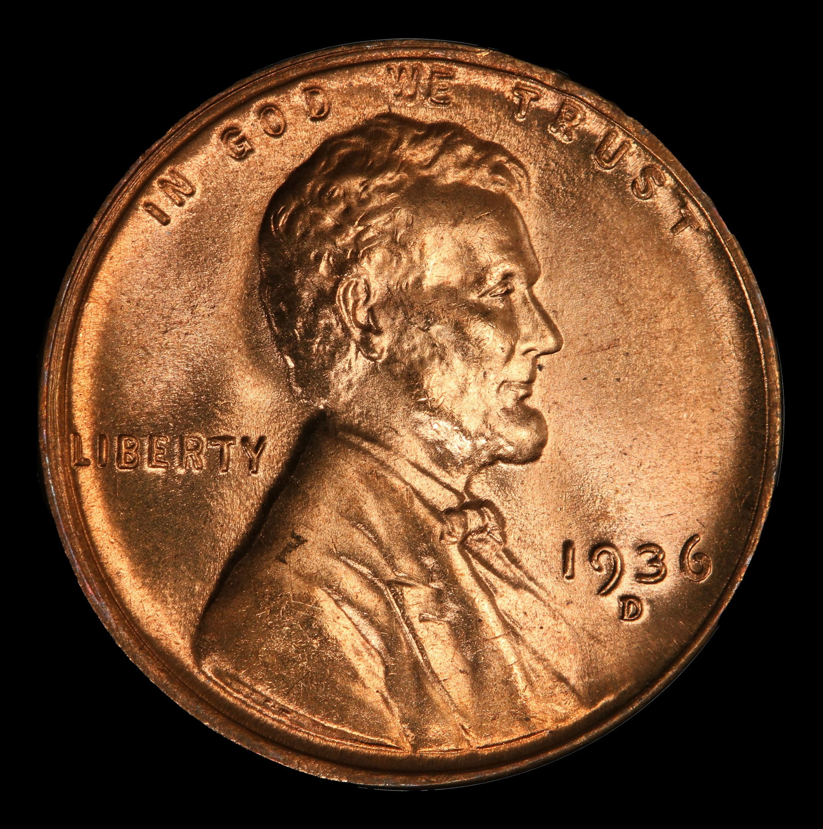 1936-d Lincoln Cent Near Top Pop 1c ms67 rd SEGS - 2