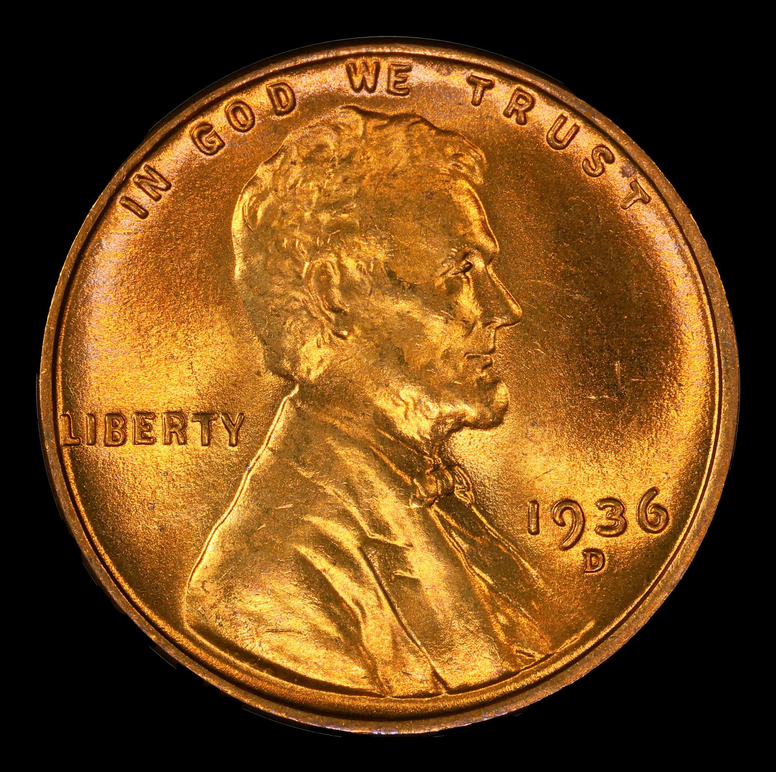 1936-d Lincoln Cent Near Top Pop 1c ms67 rd SEGS - 2