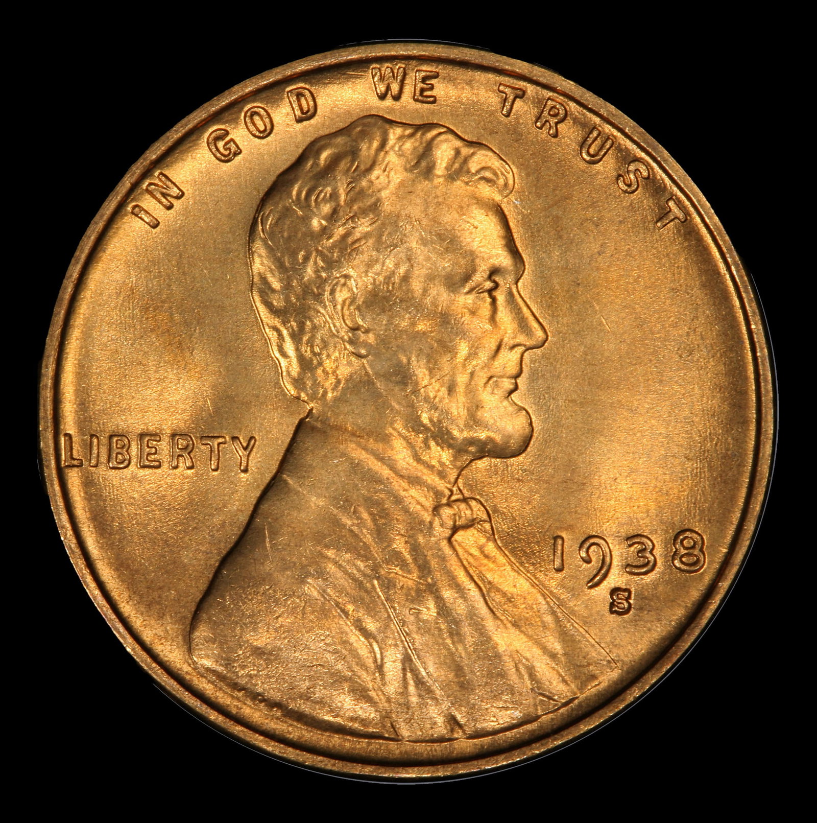 1938-s Lincoln Cent Near Top Pop 1c ms67 rd SEGS - 2