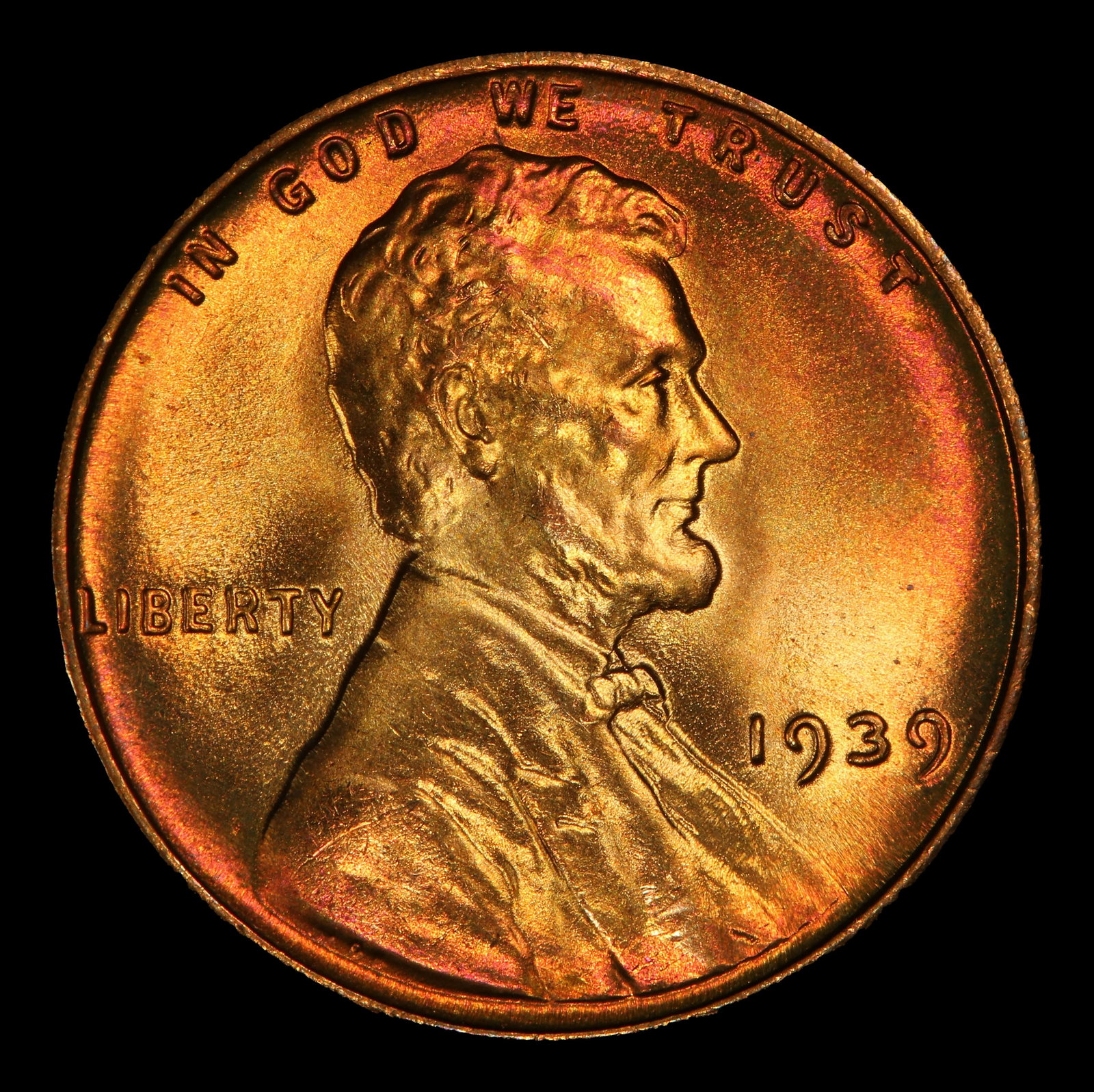 1939-p Lincoln Cent Near Top Pop 1c ms67+ rd SEGS - 2