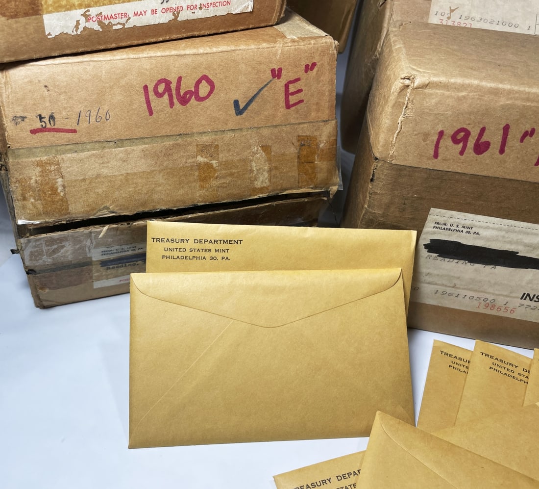 Original sealed 1958 United States Mint Proof Set Tennessee Valley Hoard - 10