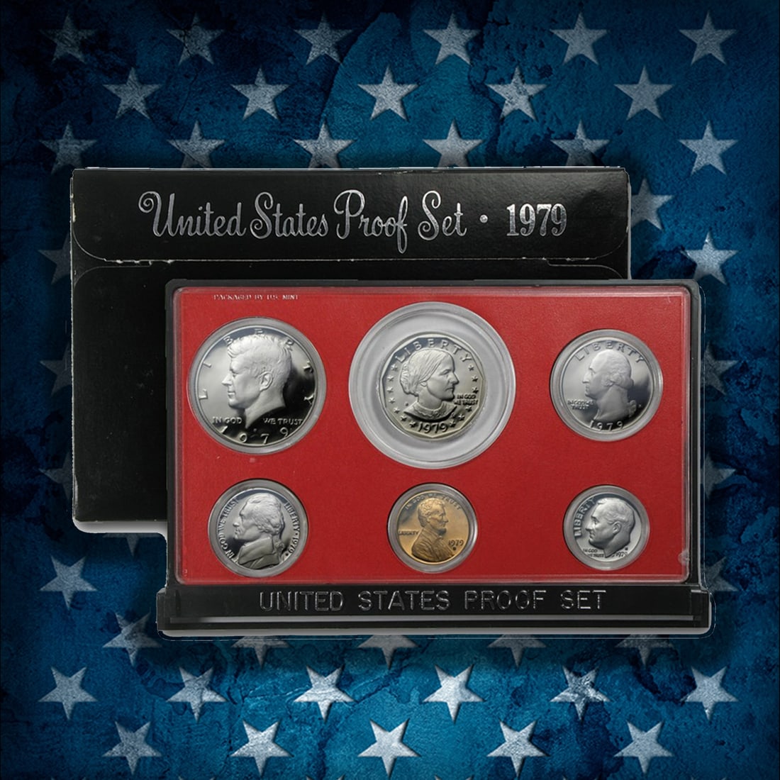 1970-1979 Full Decade Proof Set Run 57 Coins 10 Complete Sets Complete Ike $1 Set - 11