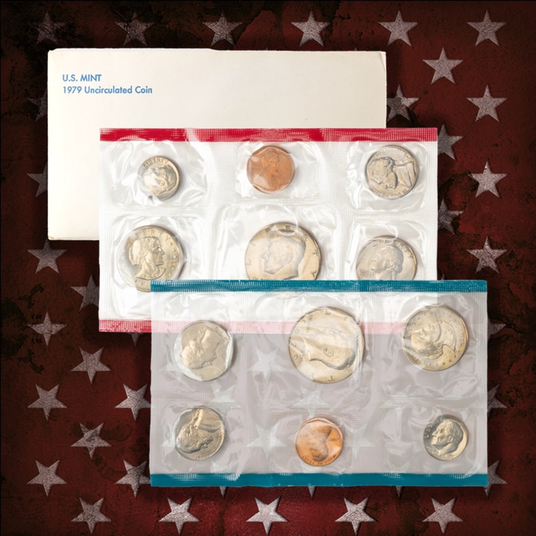 1970-1979 Mint Set Run 168 Coins 10 Complete Sets Complete Ike $1 Set - 11