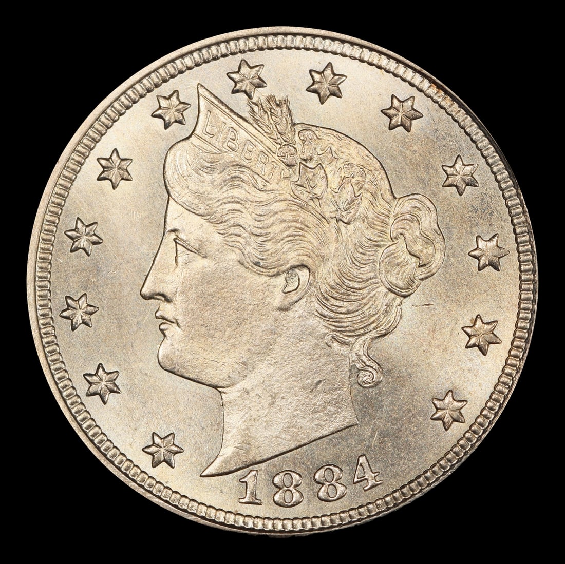 1884 Liberty Nickel 5c ms66 SEGS - 2