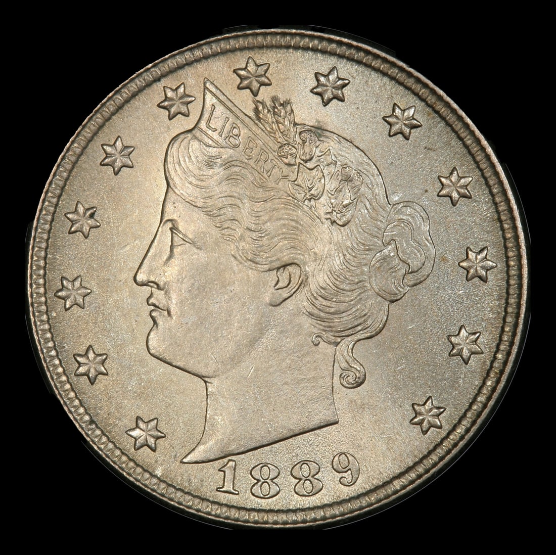 1889 Liberty Nickel 5c Grades ms65 - 2