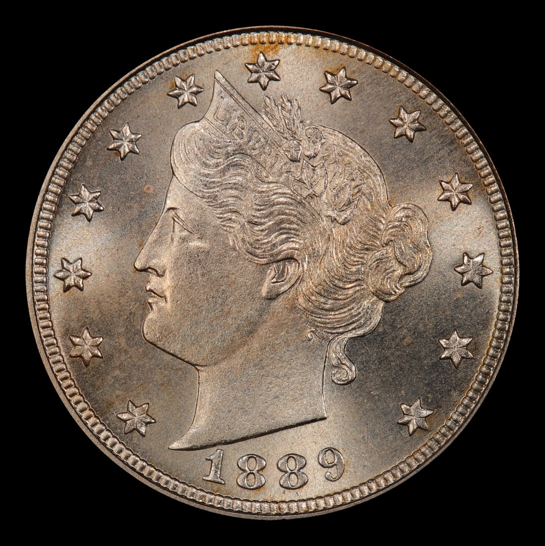1889 Liberty Nickel 5c ms65+ SEGS - 2