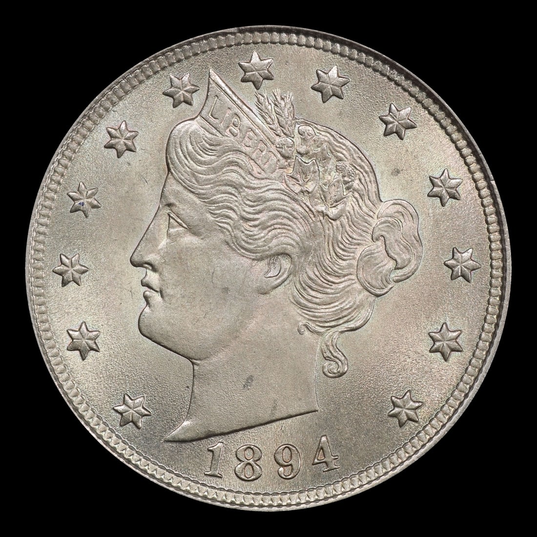 1894 Liberty Nickel 5c ms65+ SEGS - 2