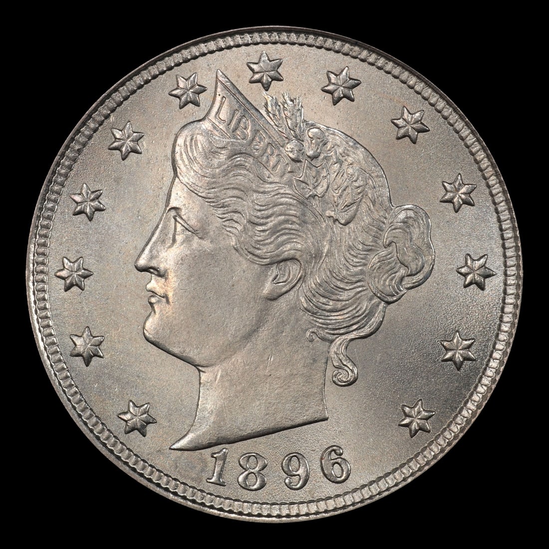1896 Liberty Nickel 5c ms65+ SEGS - 2