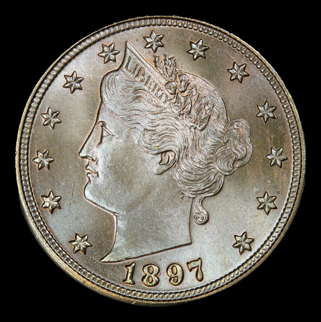 1897 Liberty Nickel 5c ms67 SEGS - 2