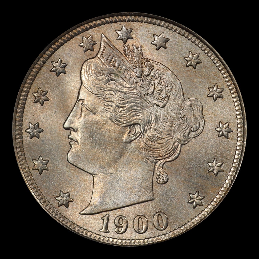 1900 Liberty Nickel 5c Grades ms65 - 2