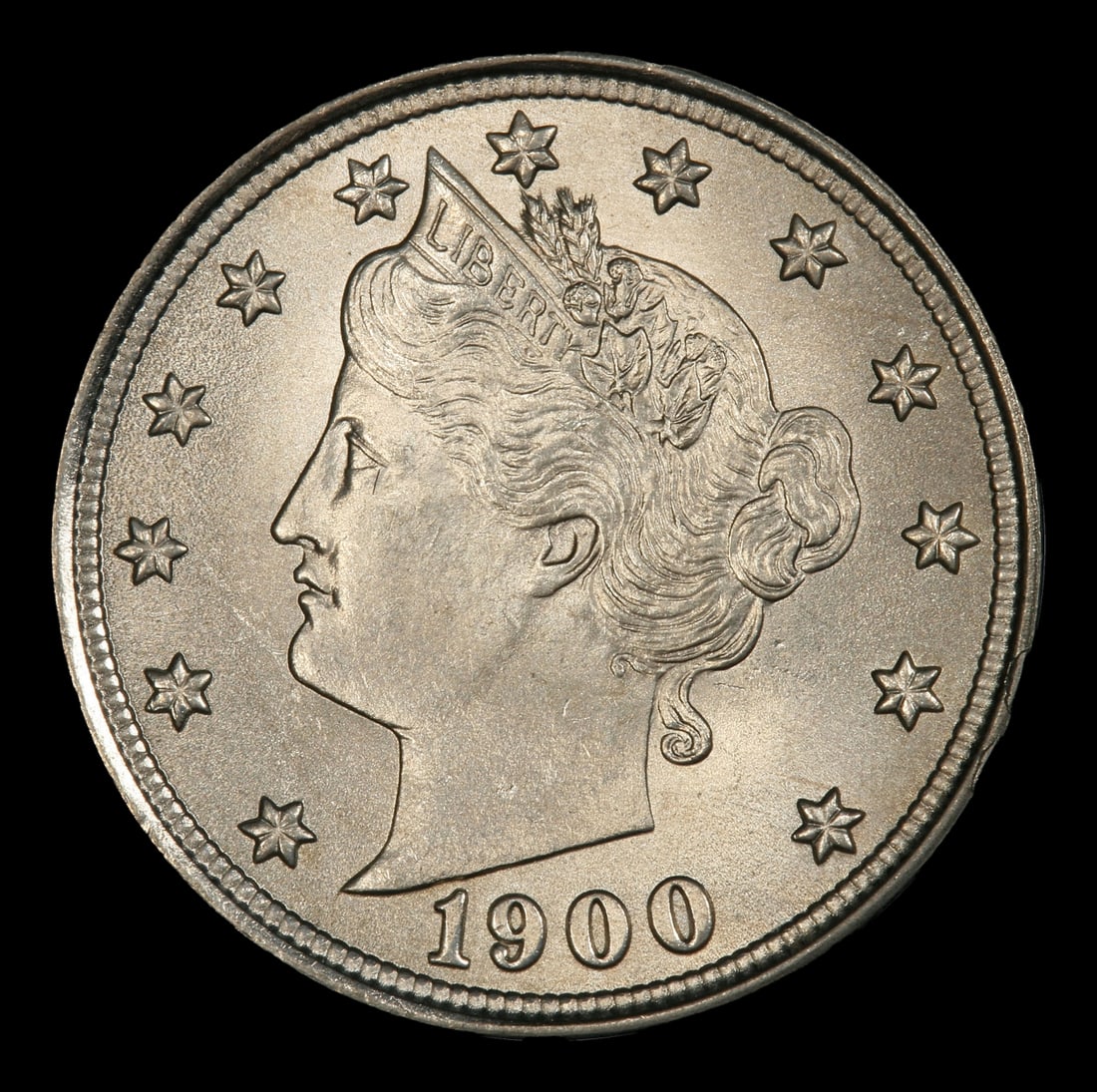 1900 Liberty Nickel 5c ms65+ SEGS - 2