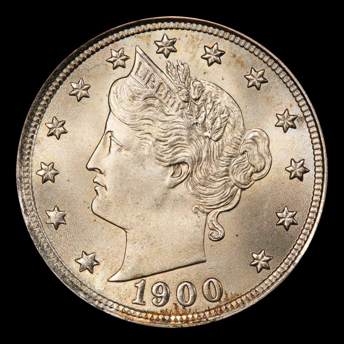 1900 Liberty Nickel 5c ms66 SEGS - 2