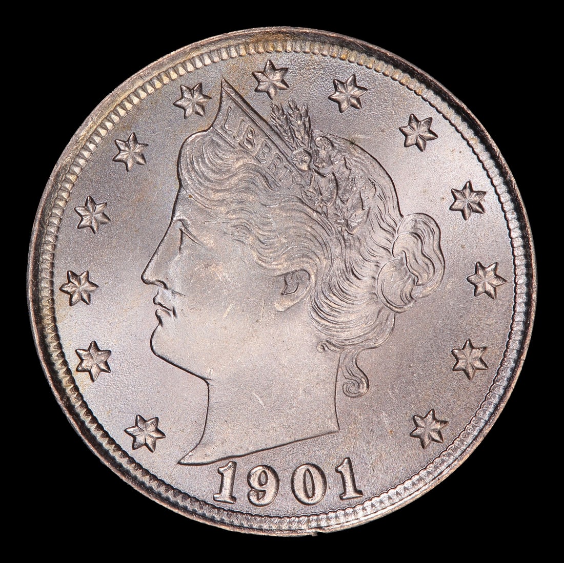 1901 Liberty Nickel 5c ms66 SEGS - 2