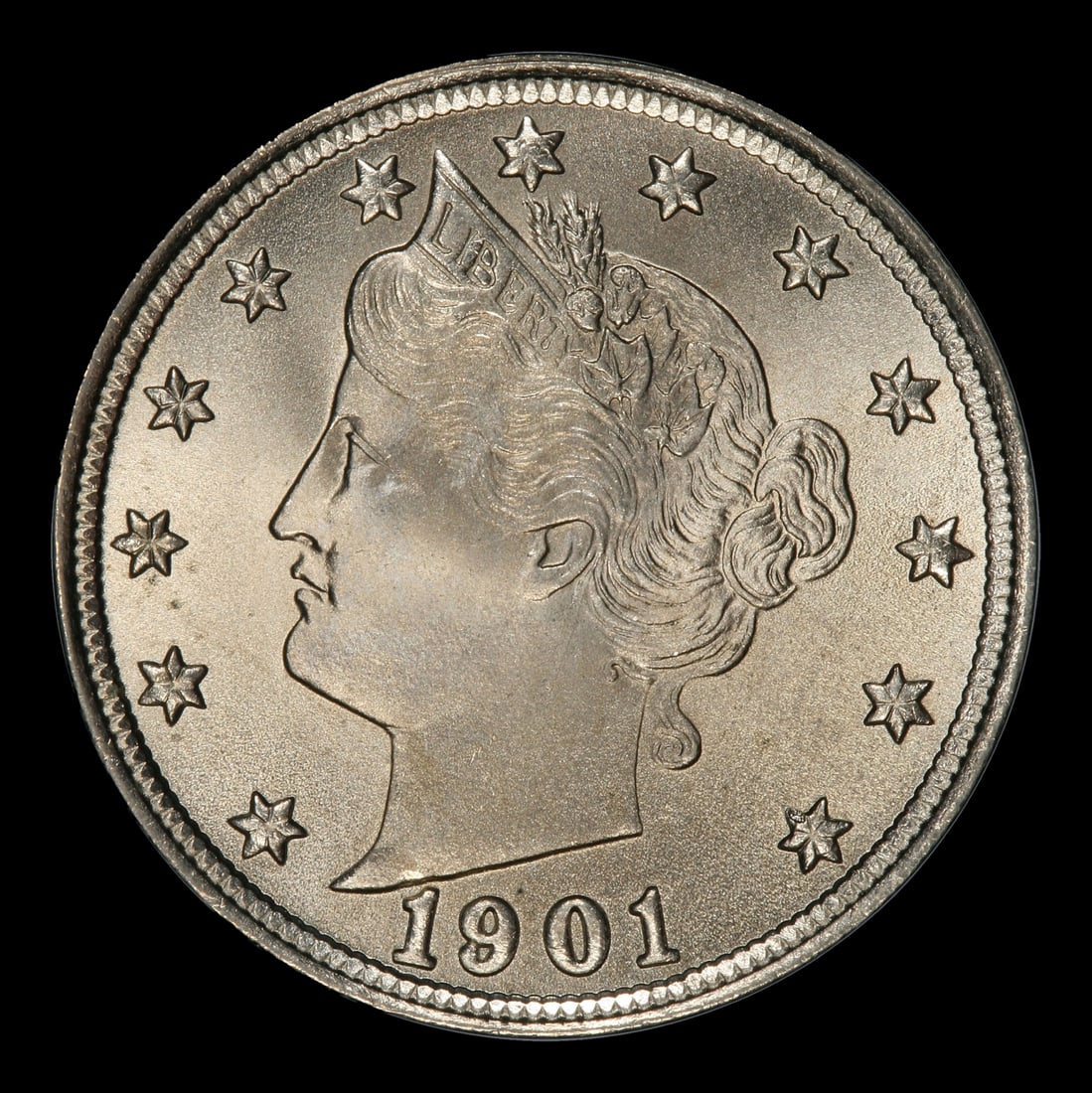 1901 Liberty Nickel 5c ms66 SEGS - 2