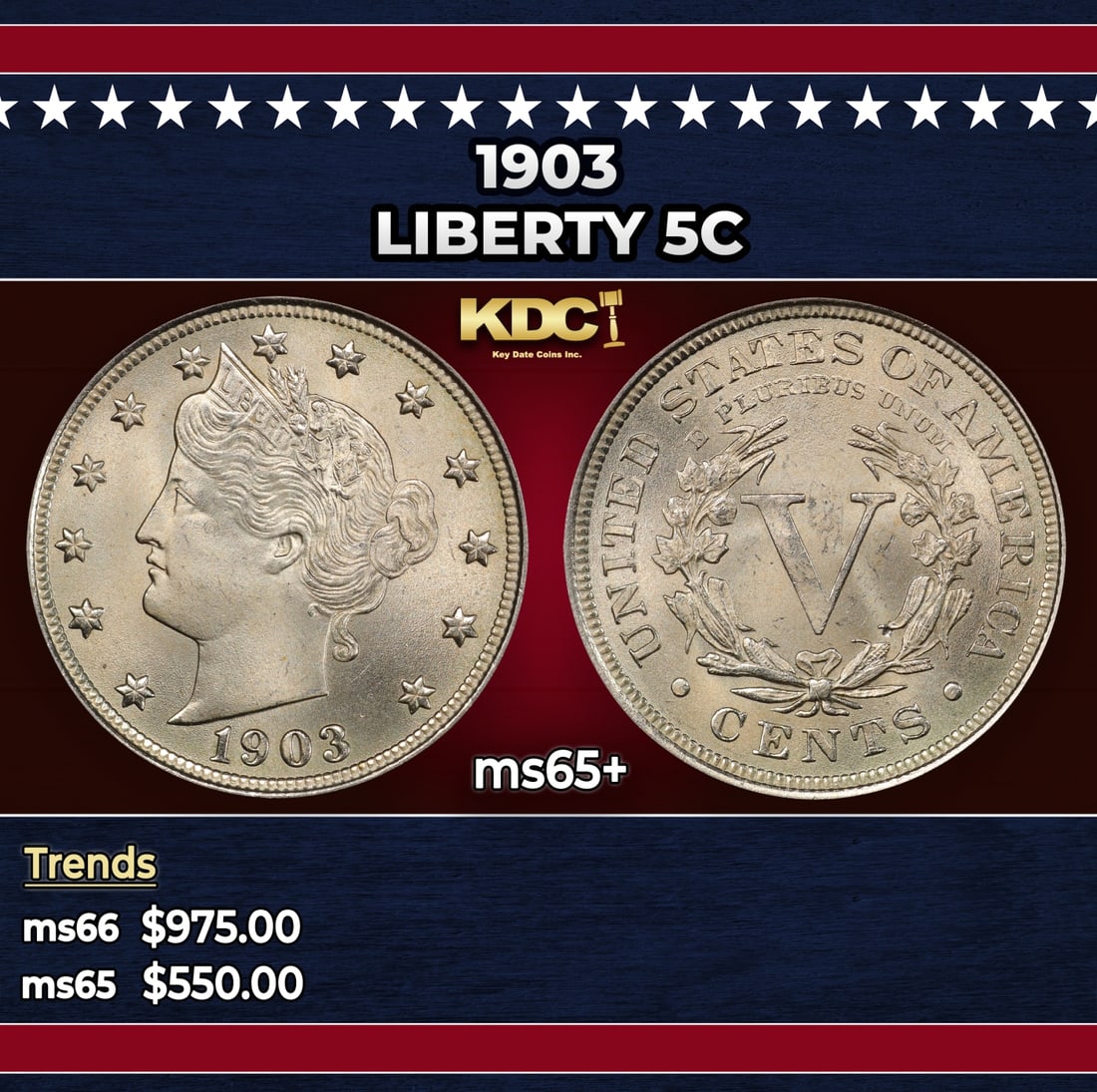 1903 Liberty Nickel 5c Grades ms65+: 1903 Liberty Nickel 5c Grades ms65+.