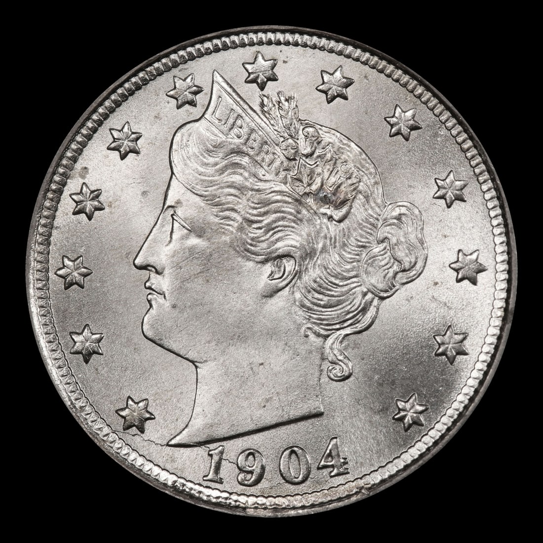 1904 Liberty Nickel 5c ms66 SEGS - 2