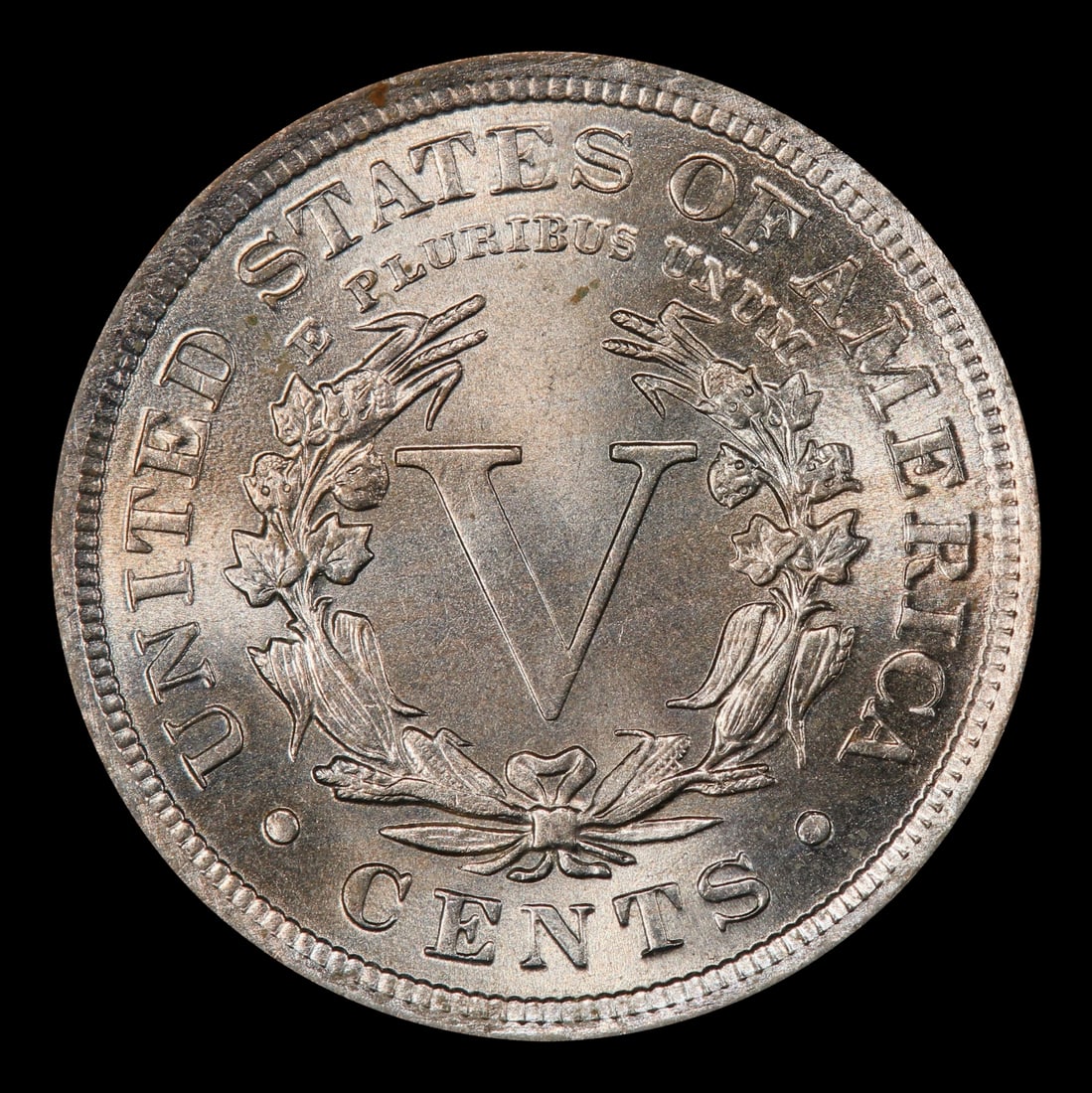 1908 Liberty Nickel 5c Grades ms65 - 3