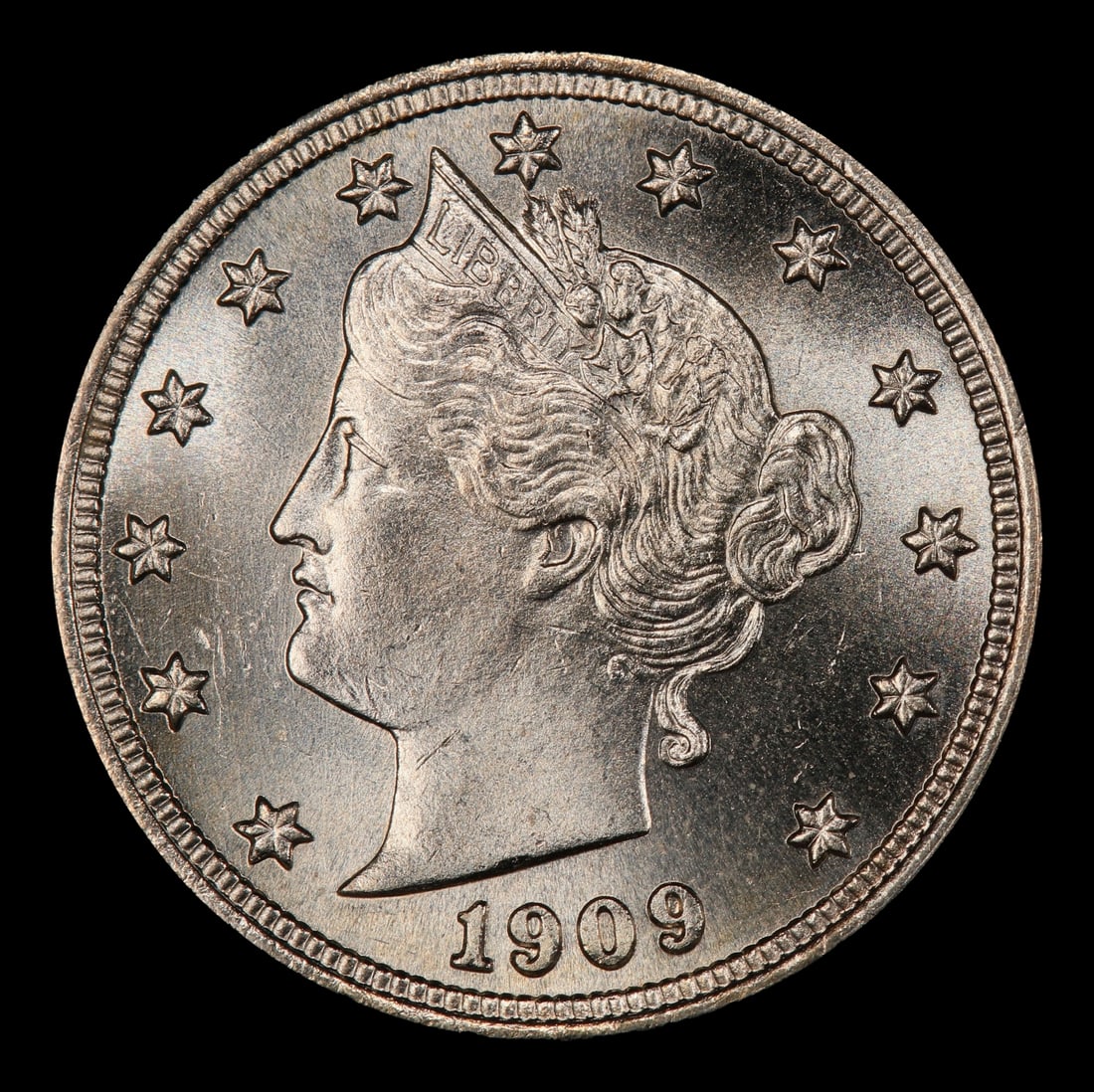 1909 Liberty Nickel 5c Grades ms65 - 2