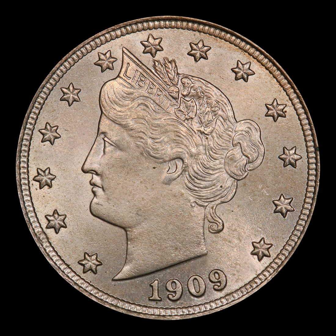 1909 Liberty Nickel 5c ms65+ SEGS - 2