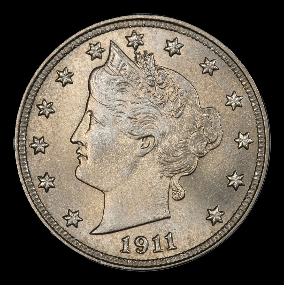 1911 Liberty Nickel 5c Grades ms65+ - 2